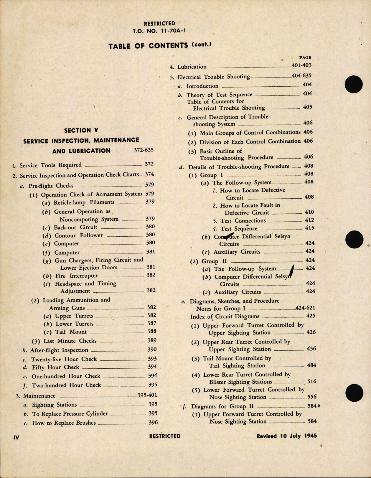 Sample page 8 from AirCorps Library document: Operation and Service Instructions for the Central Station Fire Control System Model 2CFR55B1