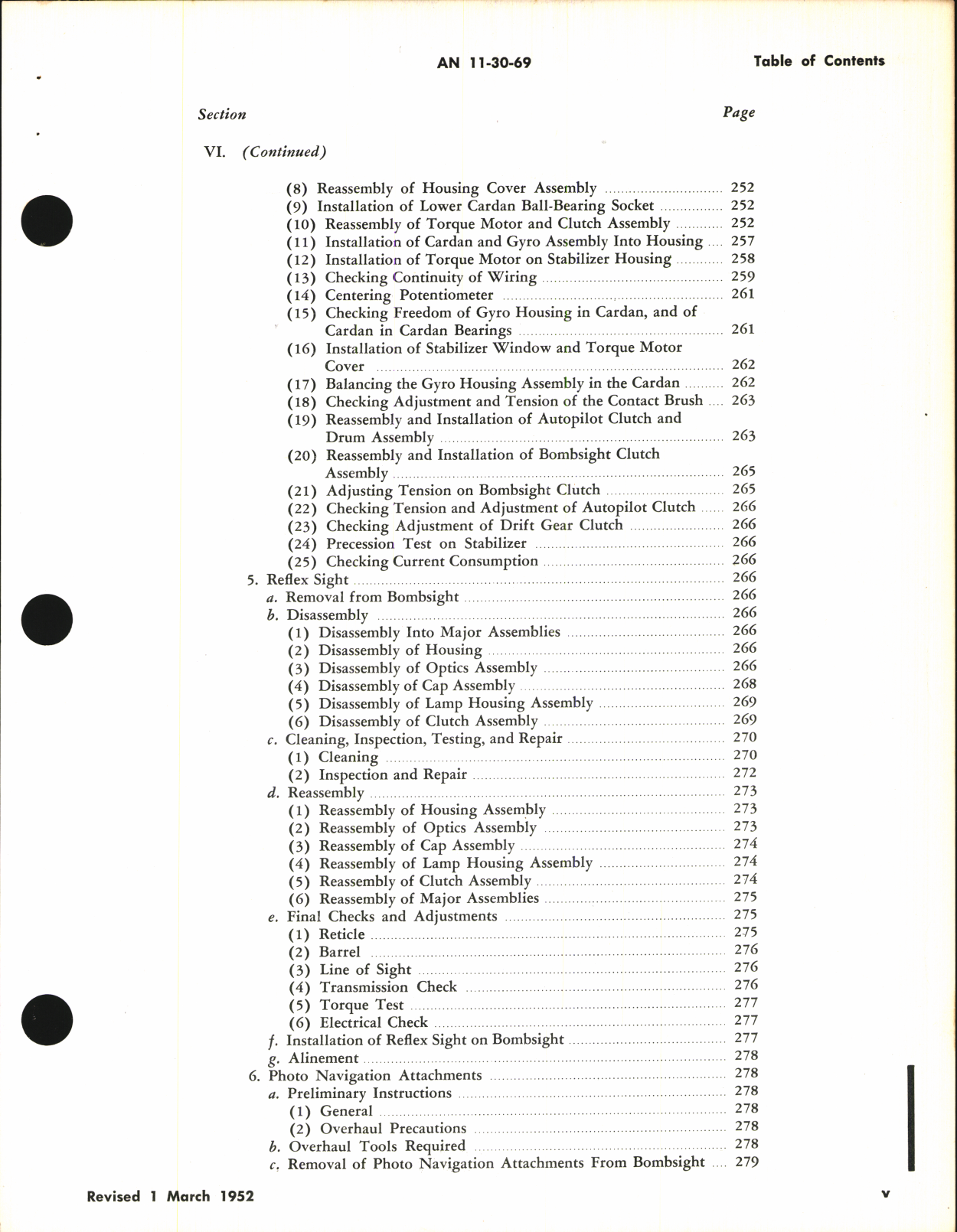 Sample page 7 from AirCorps Library document: Operation, Service, & Overhaul Instructions for Type M-9 Bombsight