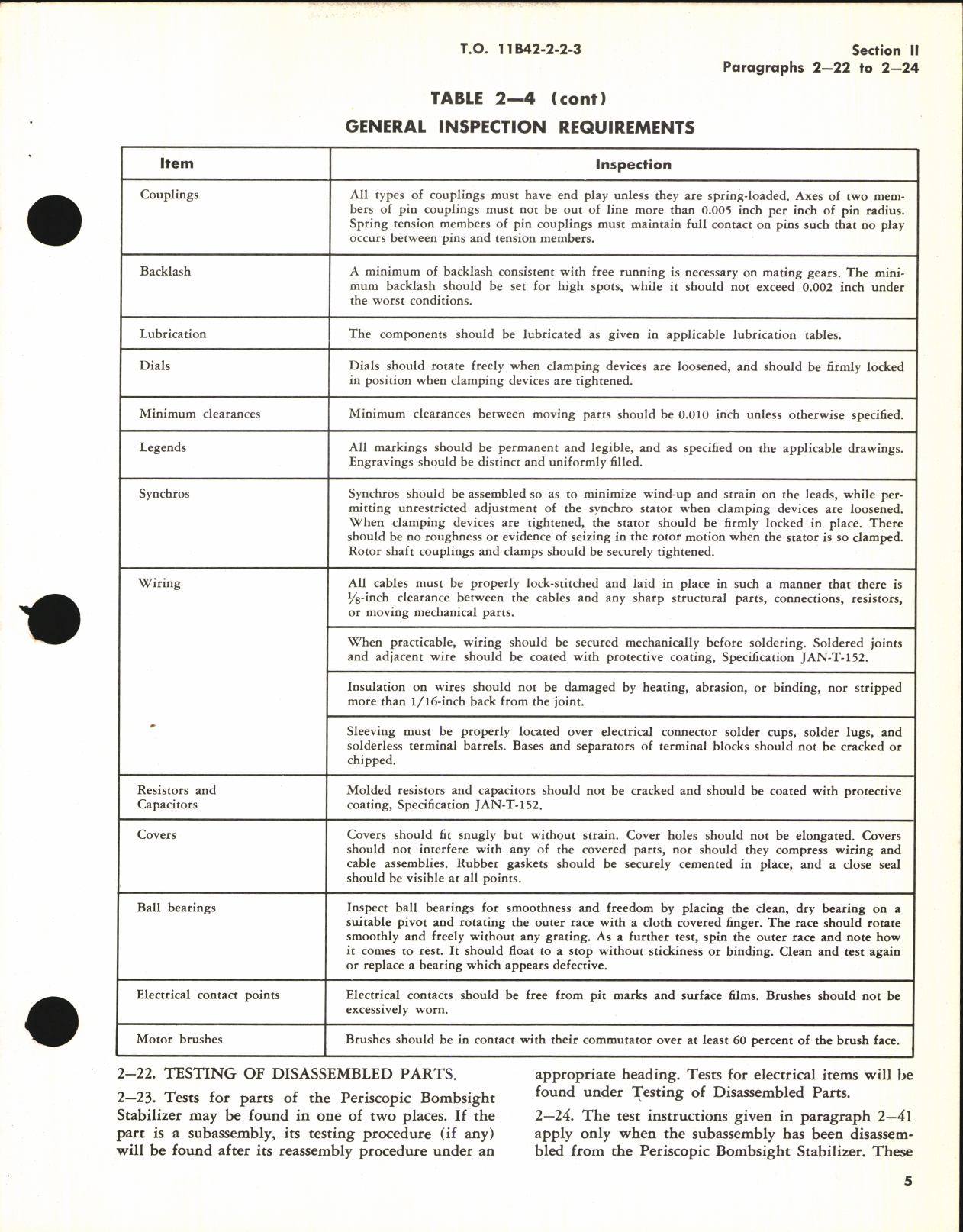 Sample page 7 from AirCorps Library document: Overhaul Instructions for Periscopic Bombsight Stabilizer Type B-1