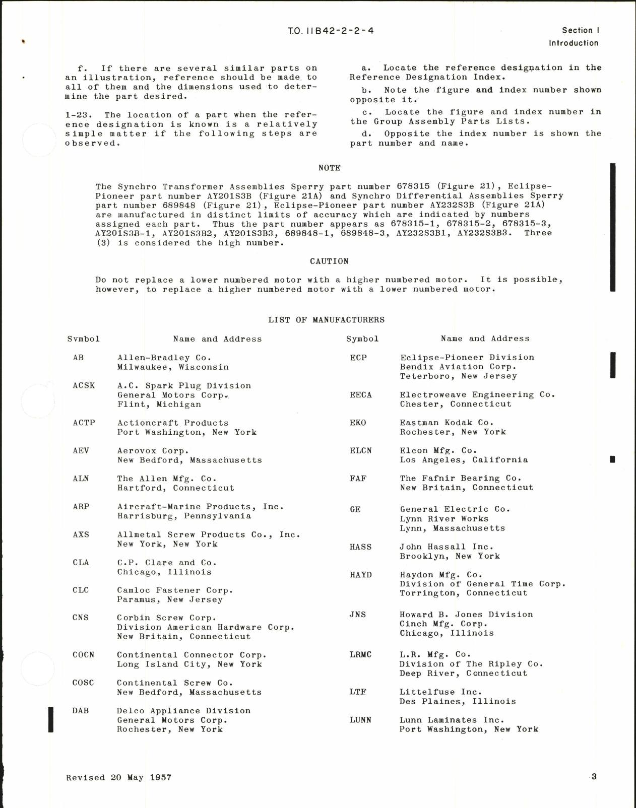 Sample page 5 from AirCorps Library document: Illustrated Parts Breakdown for Periscopic Bombsight Stabilizer Type B-1 Part No. 667126