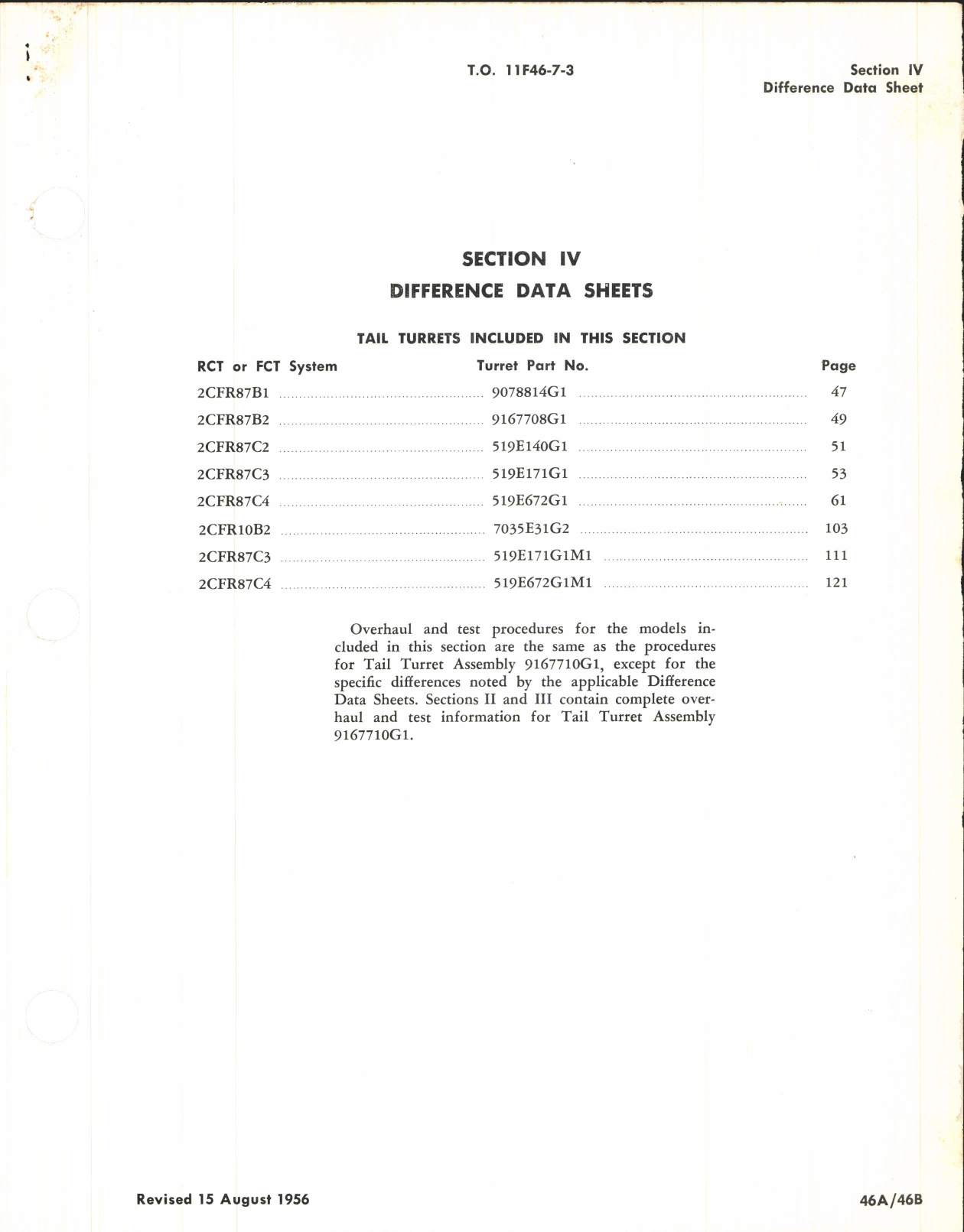 Sample page 7 from AirCorps Library document: Overhaul Instructions for Tail Turret Two Gun 20 MM