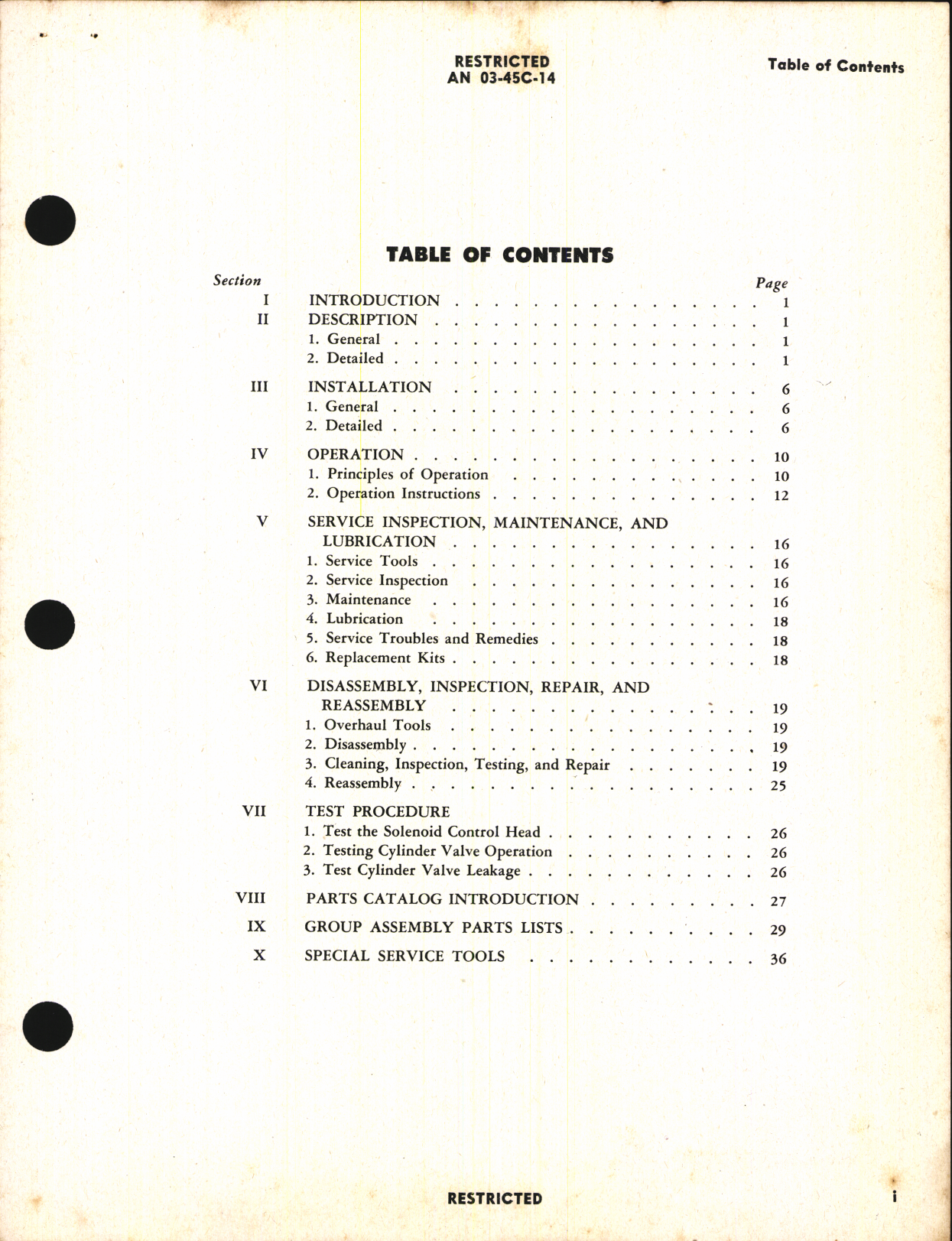 Sample page 3 from AirCorps Library document: Handbook of Instructions with Parts Catalog for 3/4 Inch Valve Type Aircraft Carbon Dioxide Fire Extinguisher