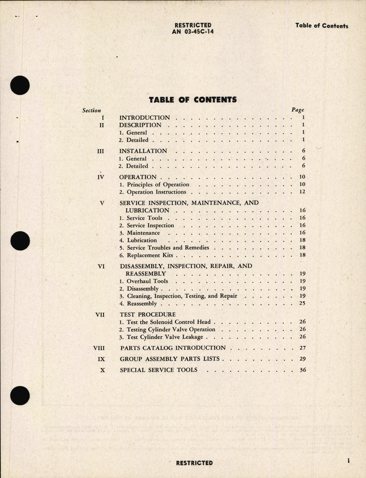 Sample page 3 from AirCorps Library document: Handbook of Instructions with Parts Catalog for 3/4 Inch Valve Type Aircraft Carbon Dioxide Fire Extinguisher