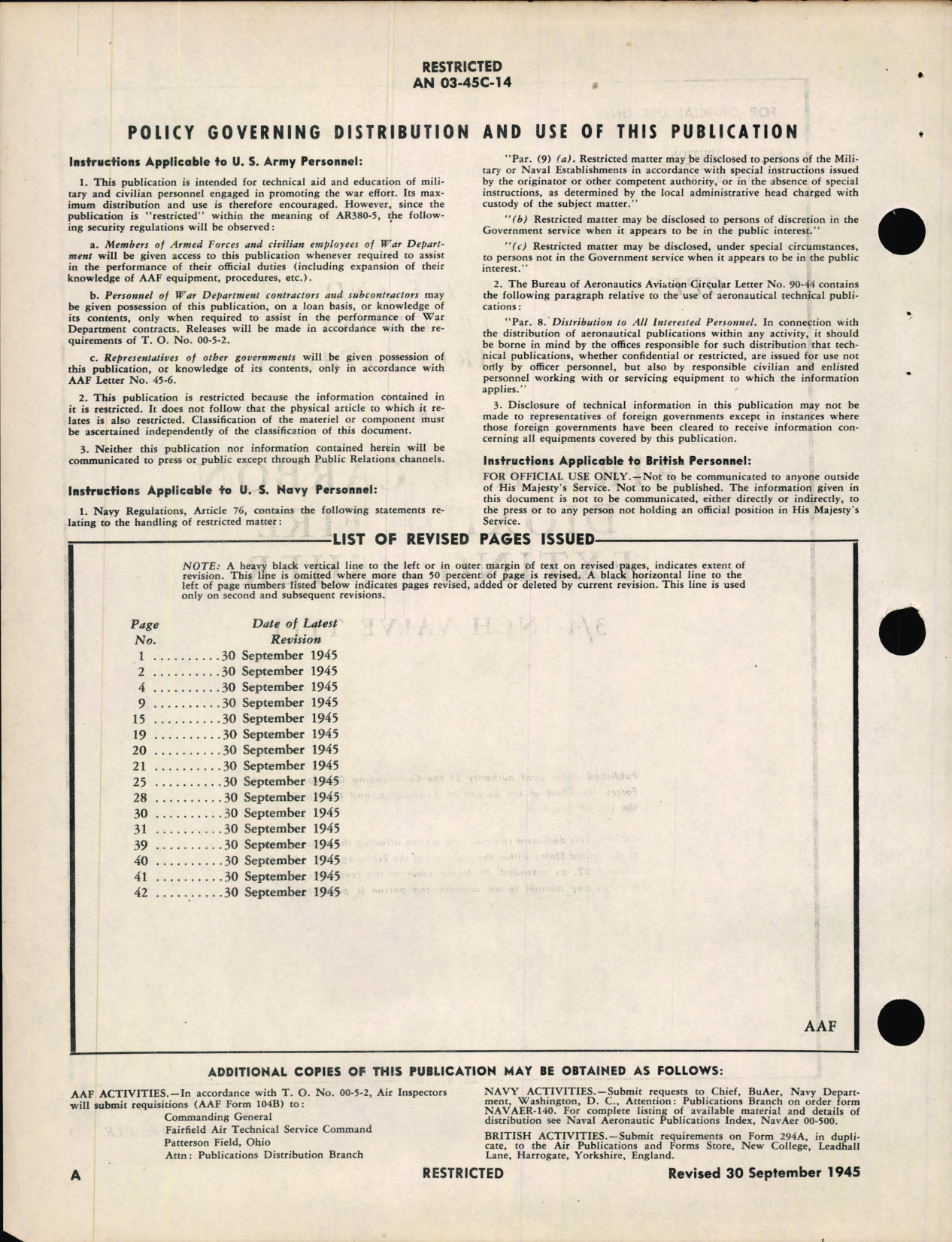 Sample page 4 from AirCorps Library document: Operation, Service, & Overhaul Instructions with Parts Catalog for Aircraft Carbon Dioxide Fire Extinguisher 3/4 Inch Valve Type
