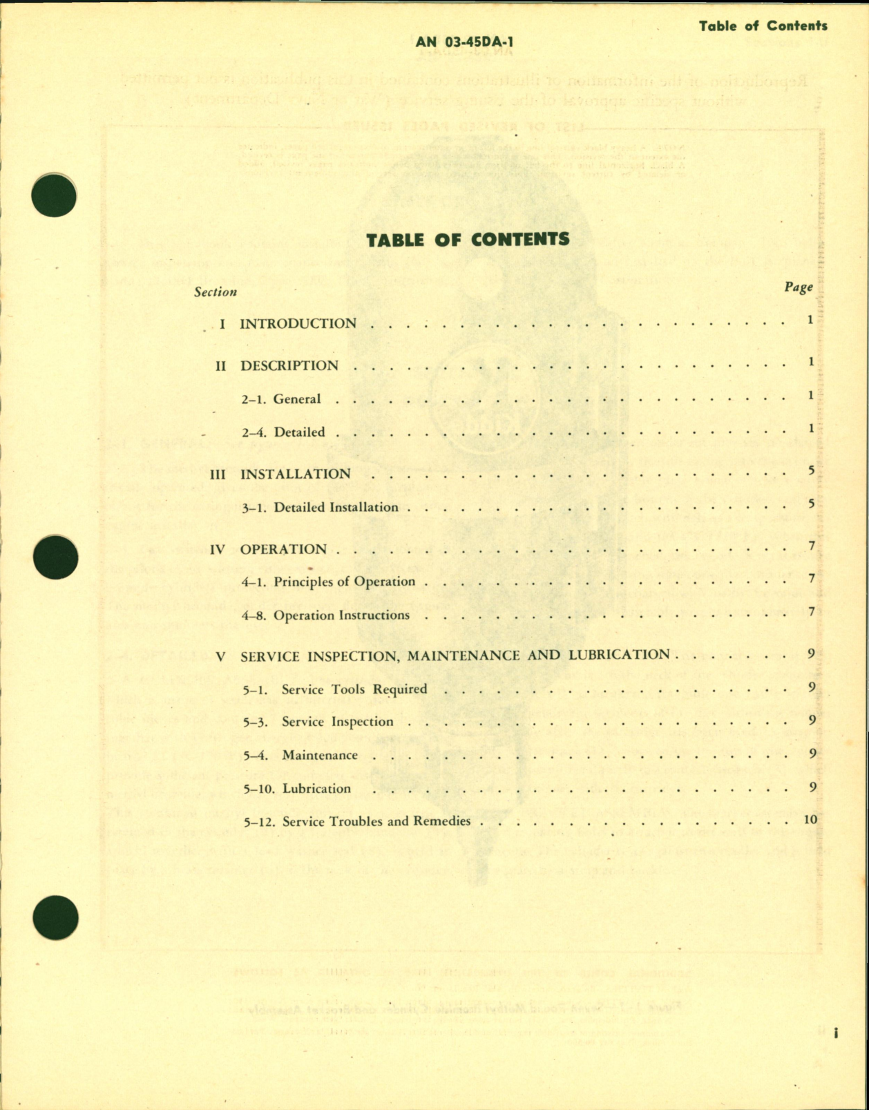 Sample page 3 from AirCorps Library document: Operation and Service Instructions for Type AEC Methyl Bromide Fire Extinguisher