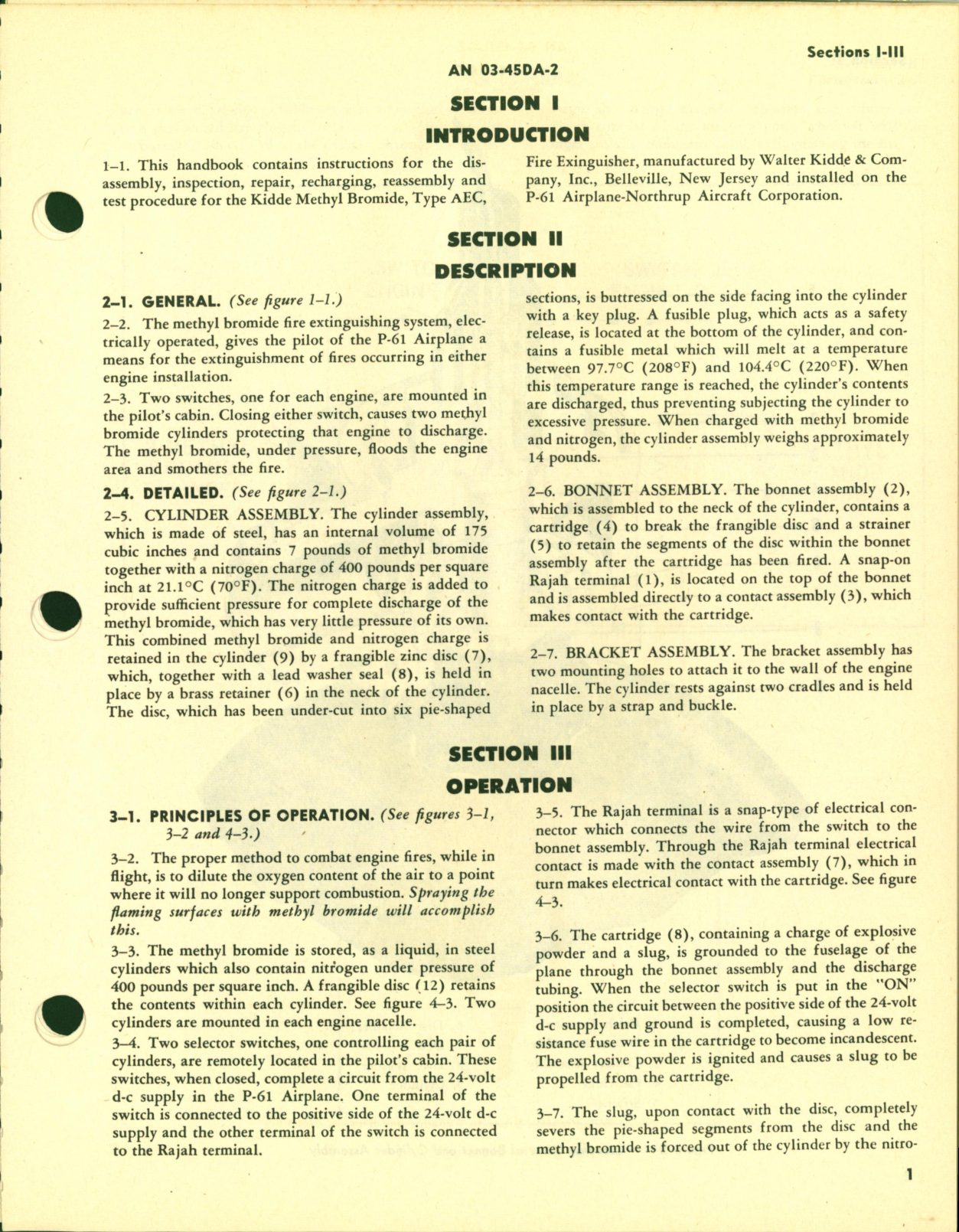 Sample page 5 from AirCorps Library document: Overhaul Instructions for Methyl Bromide Fire Extinguisher Type AEC