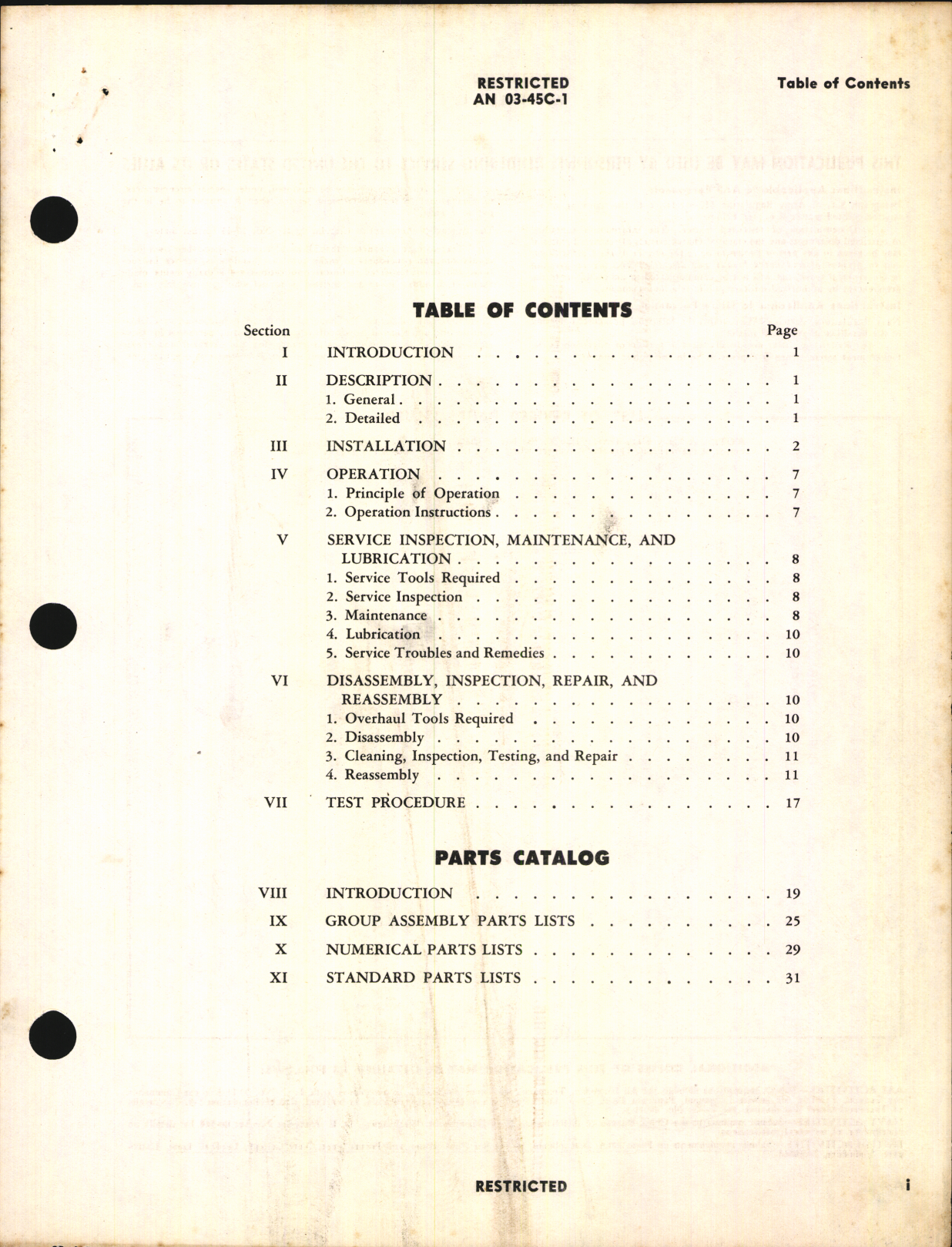 Sample page 3 from AirCorps Library document: Handbook of Instructions with Parts Catalog for Aircraft Fire Extinguisher Systems A-11, -12, and -18