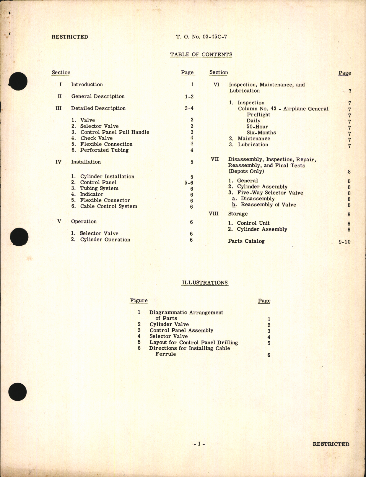 Sample page 3 from AirCorps Library document: Handbook of Instructions with Parts Catalog for the Alfite Fire Extinguishing System