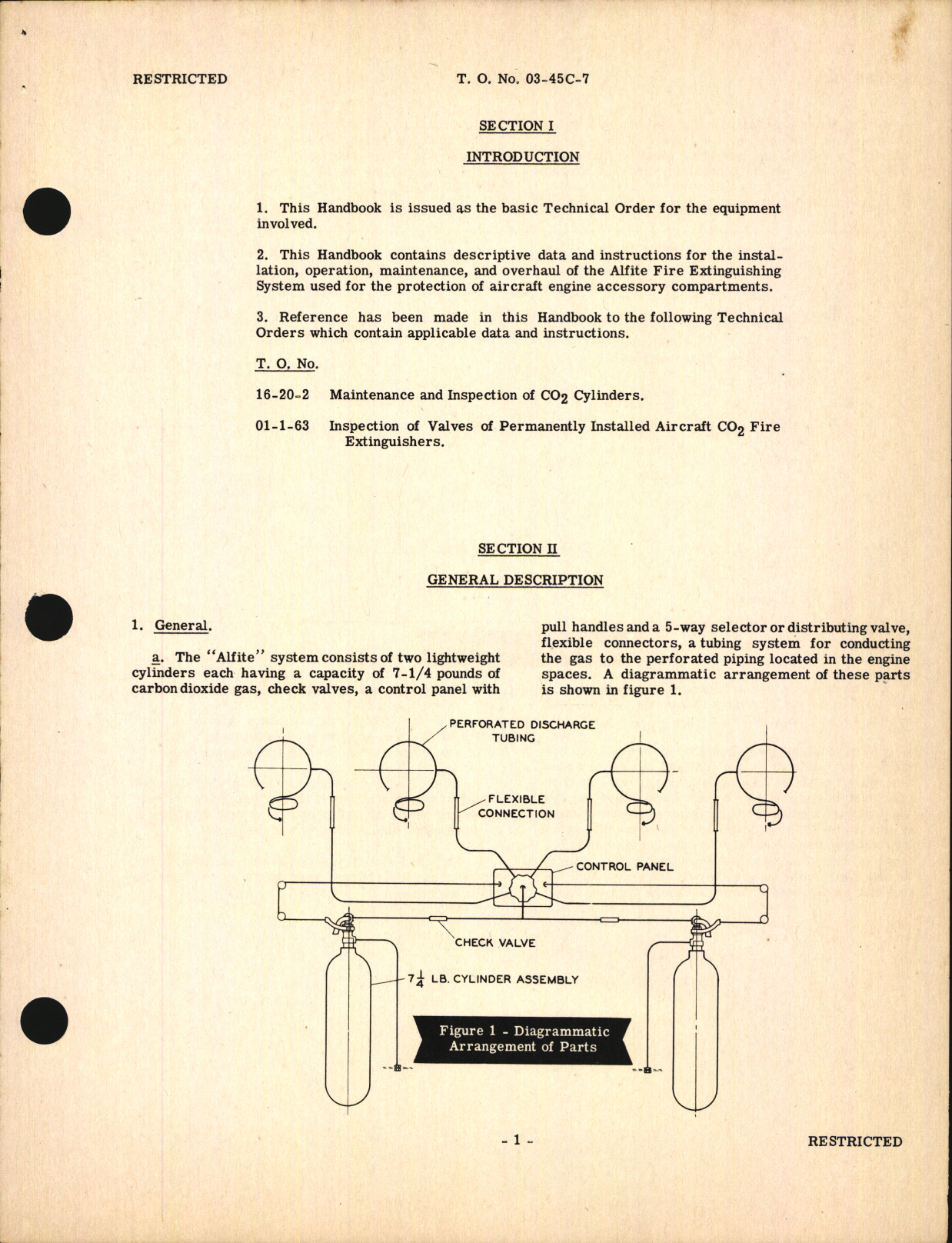 Sample page 5 from AirCorps Library document: Handbook of Instructions with Parts Catalog for the Alfite Fire Extinguishing System