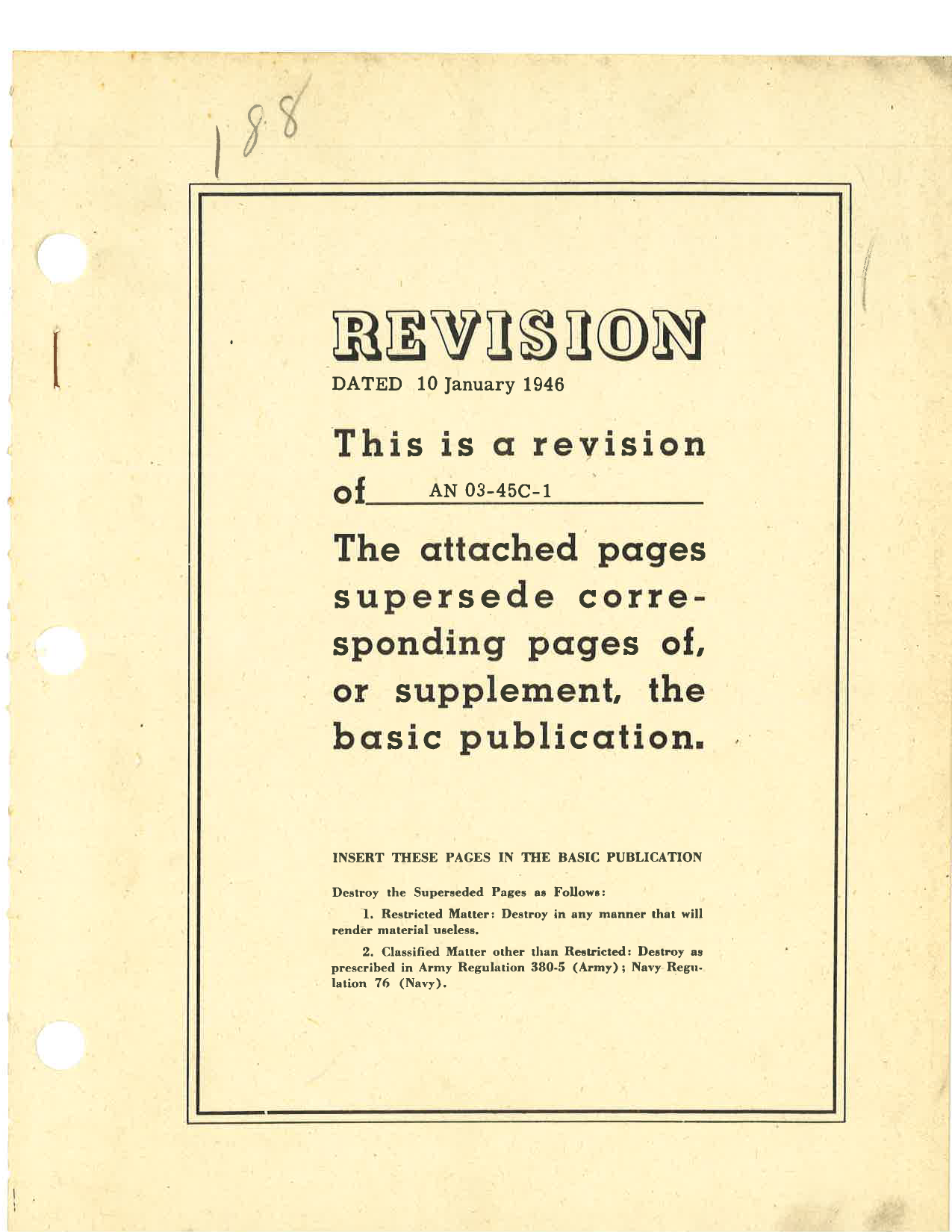 Sample page 1 from AirCorps Library document: Operation, Service, & Overhaul Instructions with Parts Catalog for Aircraft Fire Extinguisher Systems A-11, -12, and -18