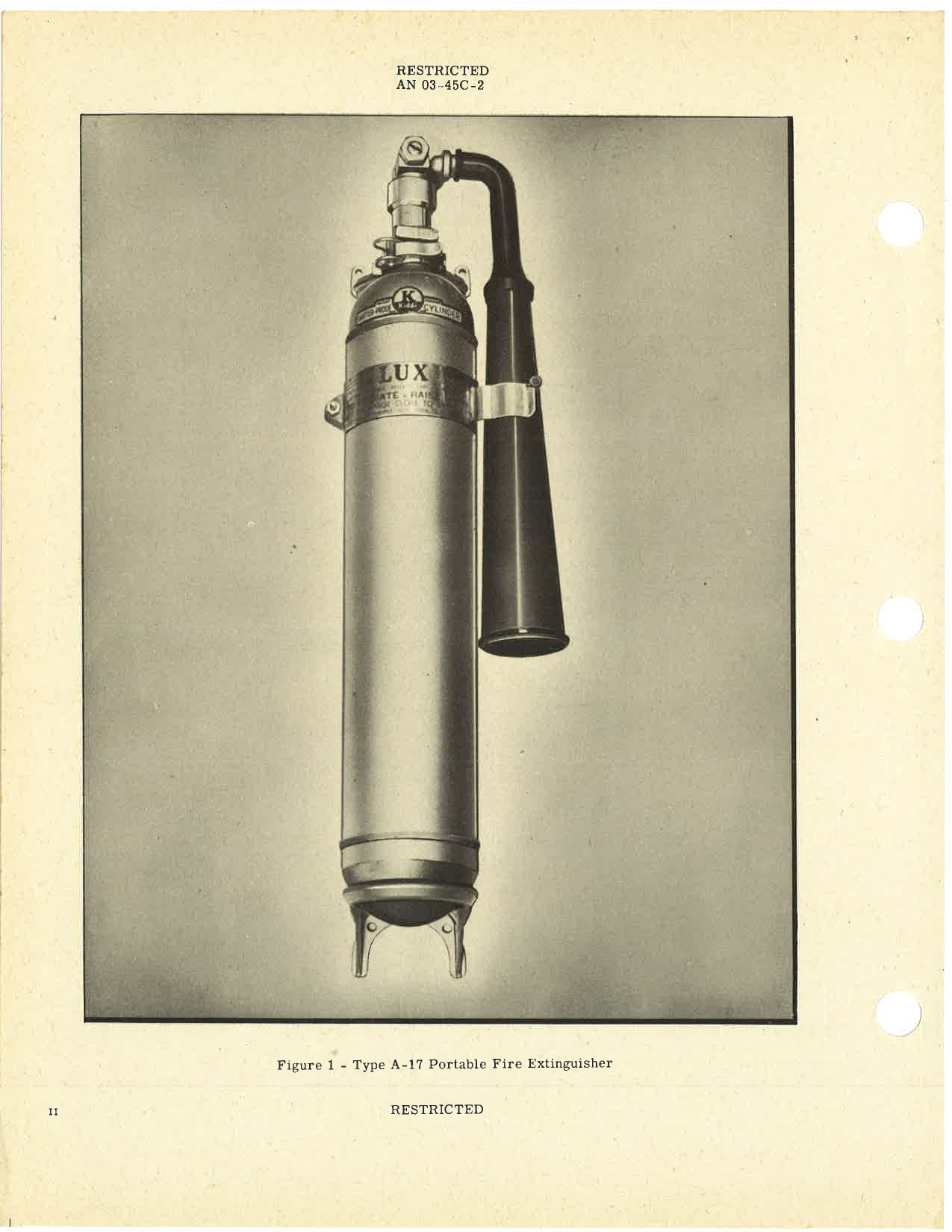 Sample page 4 from AirCorps Library document: Handbook of Instructions with Parts Catalog for A-17 Portable Fire Extinguisher