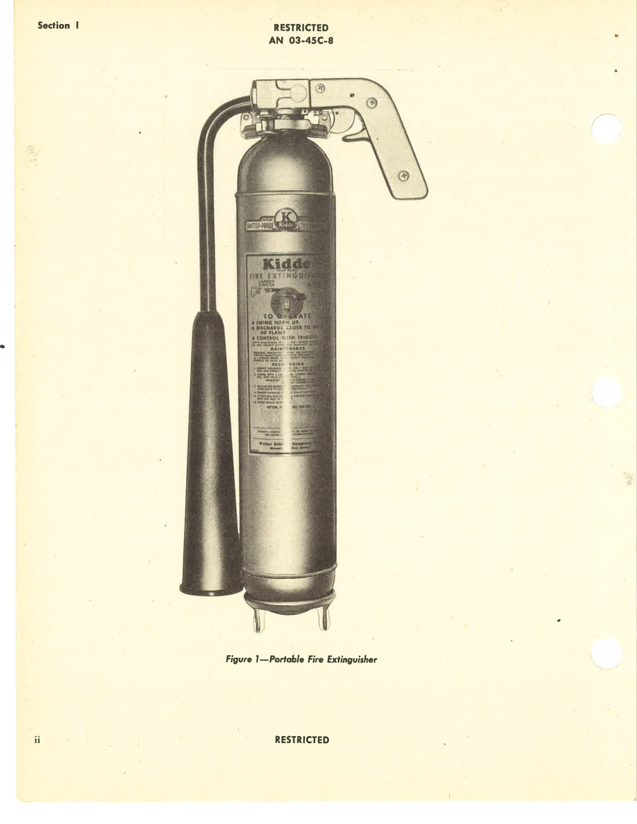 Sample page 4 from AirCorps Library document: Handbook of Instructions with Parts Catalog for 2TB and 4TB Portable Fire Extinguishers