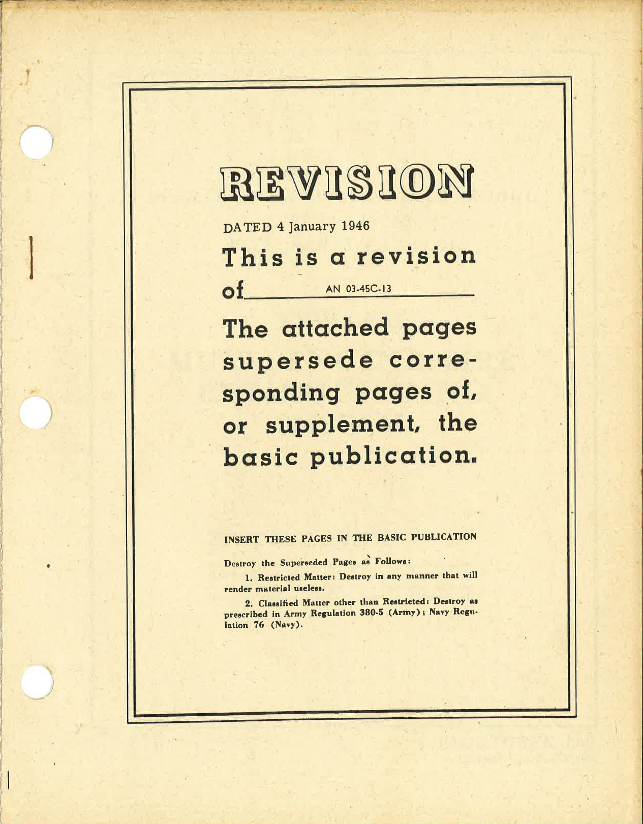 Sample page 1 from AirCorps Library document: Operation, Service, & Overhaul Instructions with Parts Catalog for Type A-18 Multi-Engine Fire Extinguishing System