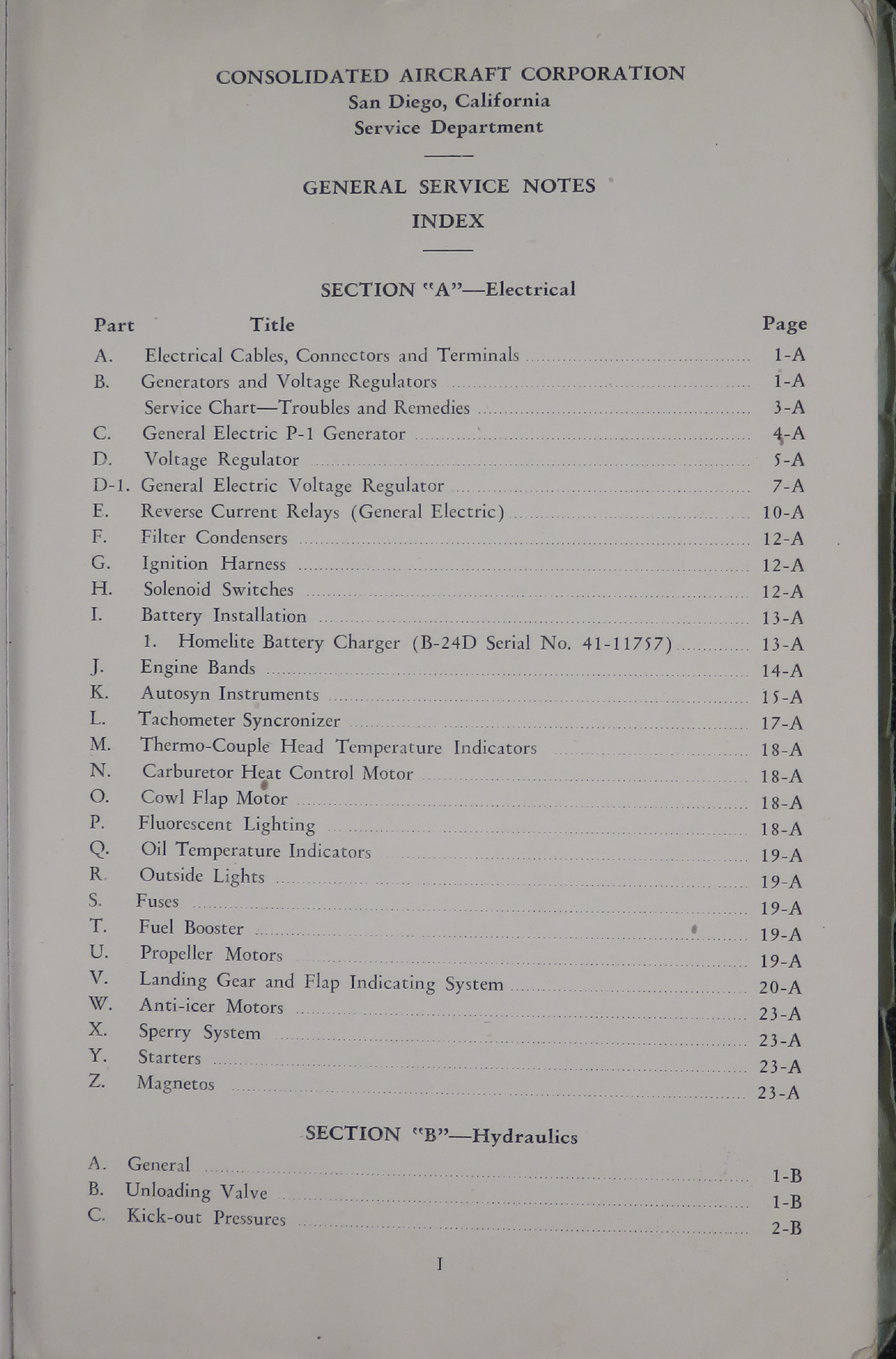 Sample page 7 from AirCorps Library document: General Service Notes for the Consolidated Model 32 Airplane