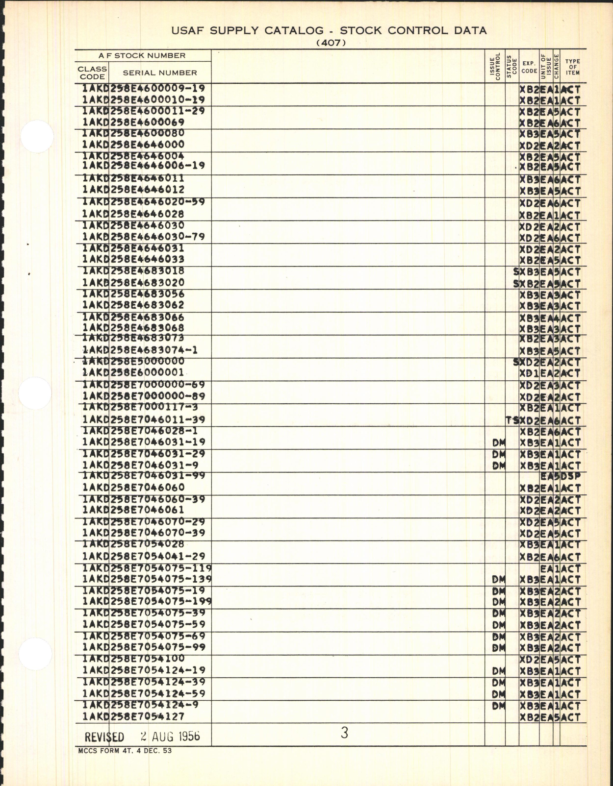 Sample page 5 from AirCorps Library document: Supply Catalog Parts for Martin TM-61 Guided Missile