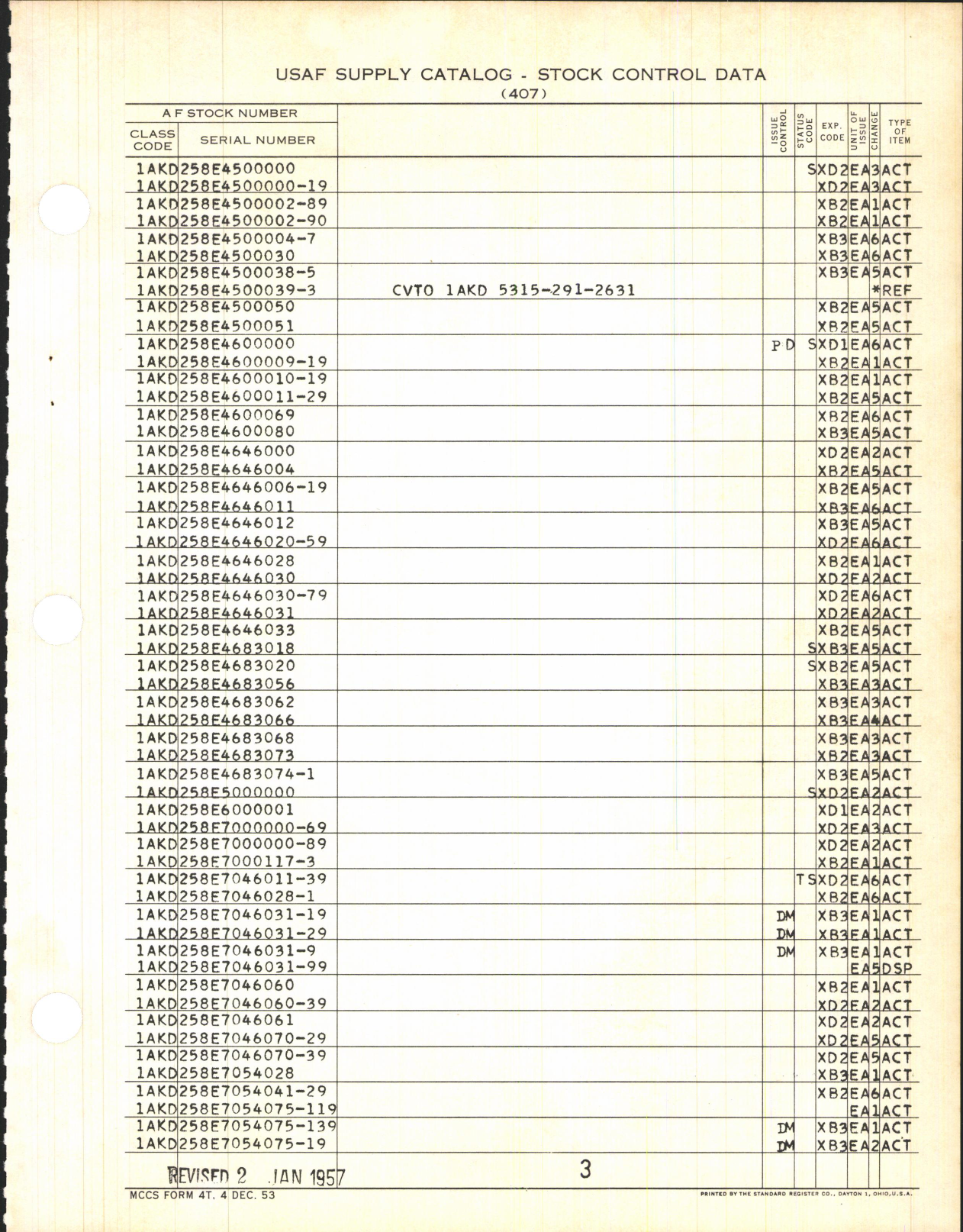 Sample page 5 from AirCorps Library document: Supply Catalog Parts for Martin TM-61 Guided Missile