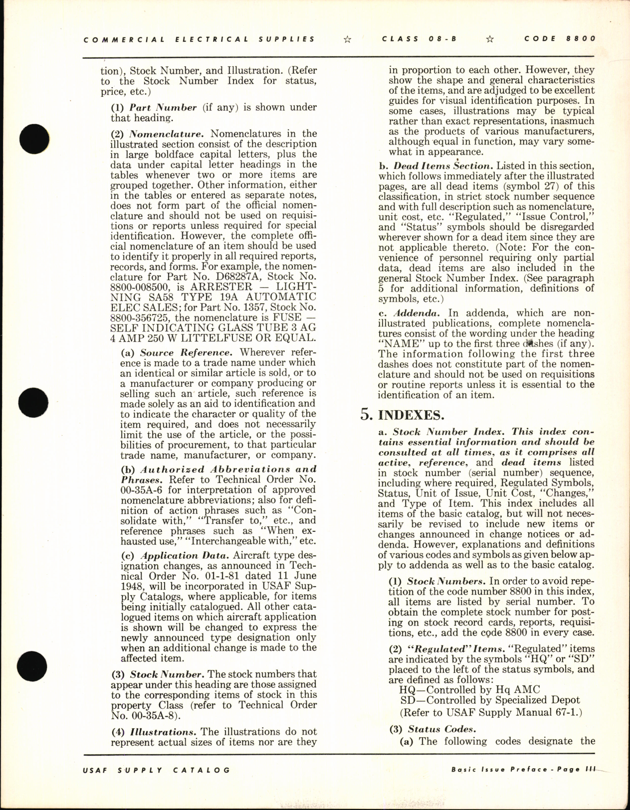 Sample page 5 from AirCorps Library document: Supply Catalog for Commercial Electrical Supplies