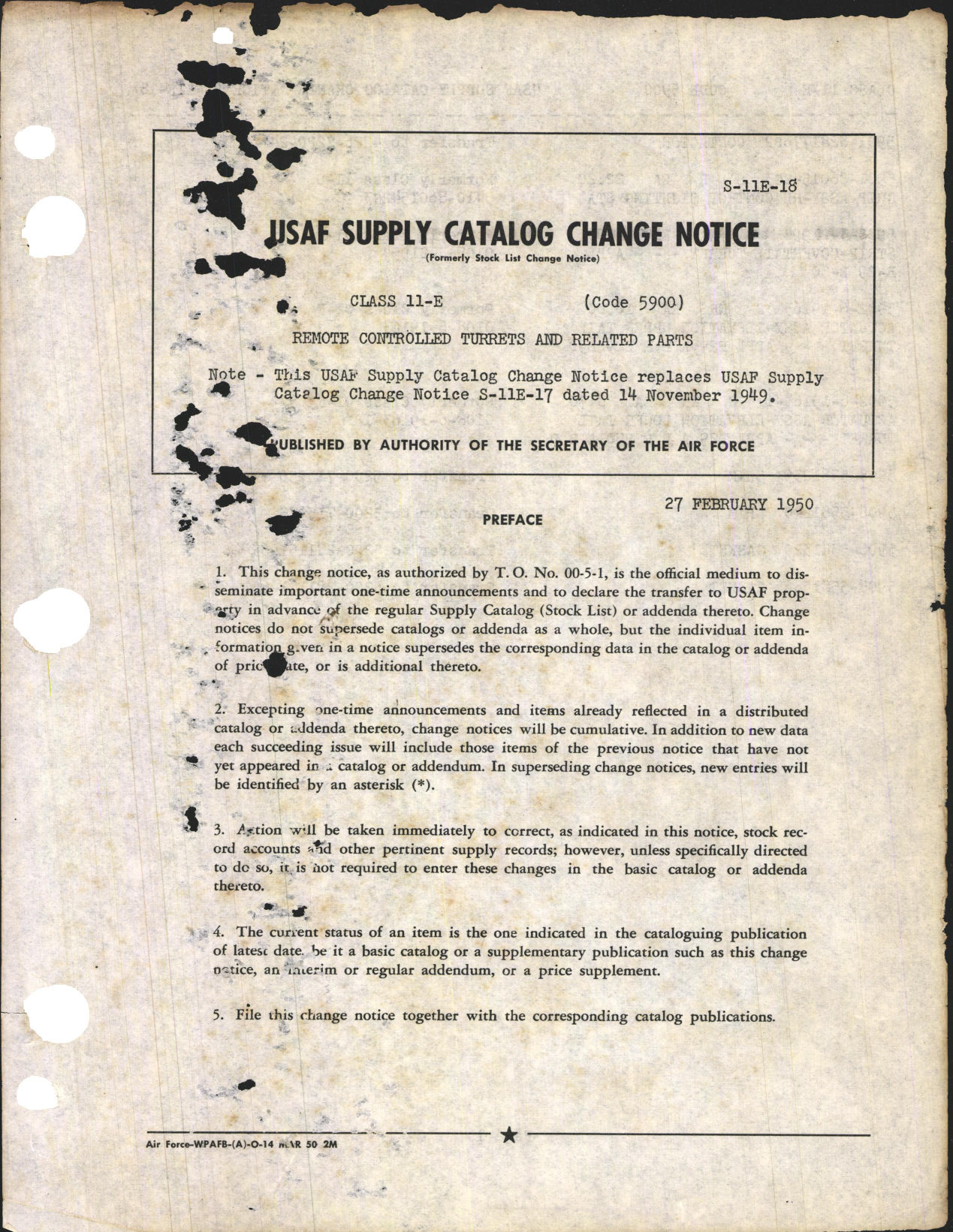 Sample page 3 from AirCorps Library document: Supply Catalog for Remote Controlled Turrets and Related Parts