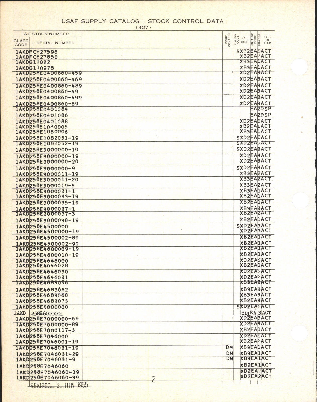 Sample page 4 from AirCorps Library document: Supply Catalog Parts for Martin B-61 Aircraft