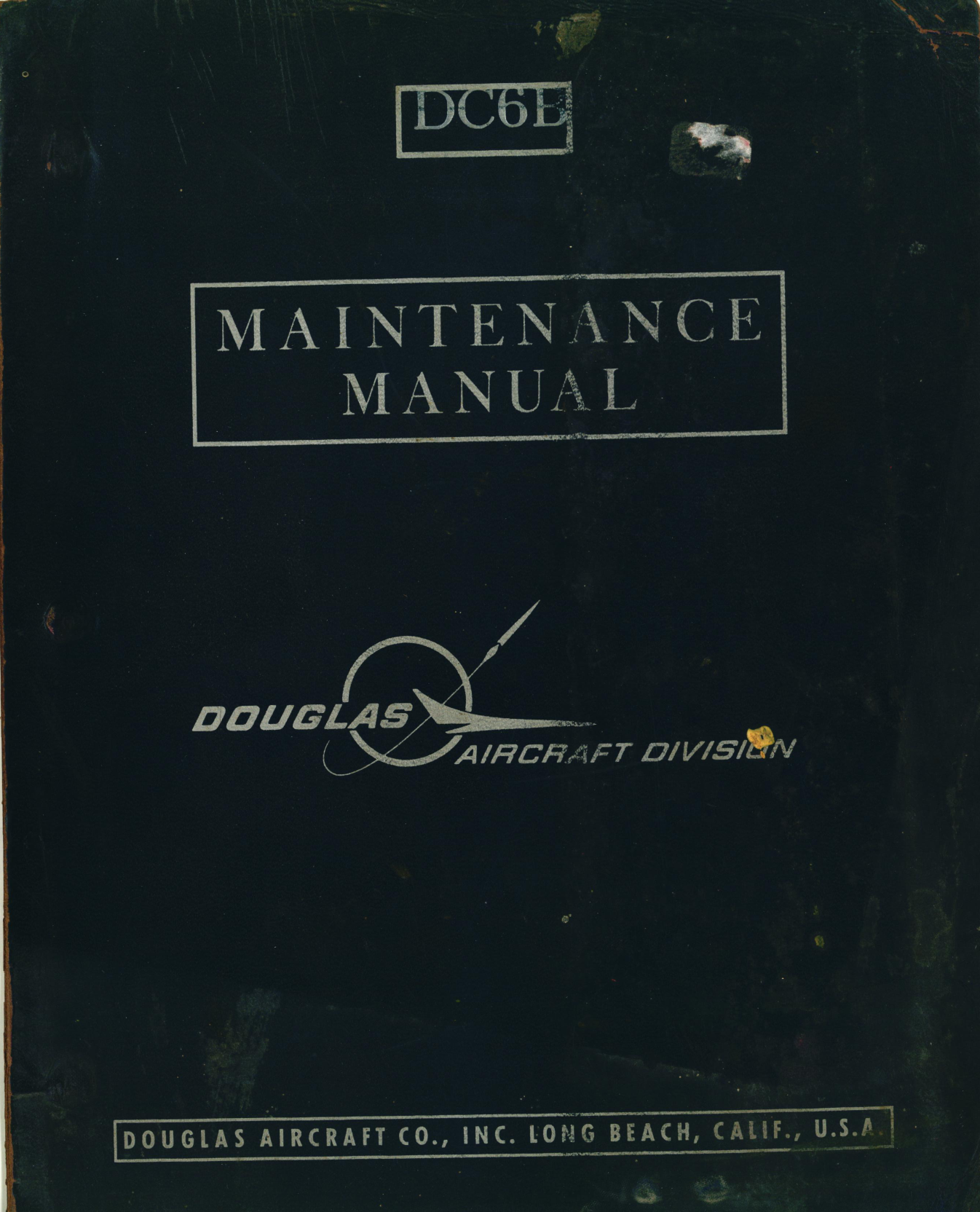 Sample page 1 from AirCorps Library document: Maintenance Manual for DC-6B 