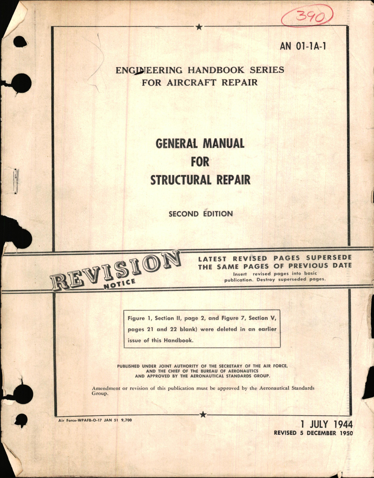 Sample page 1 from AirCorps Library document: General Manual for Structural Repair, Second Edition