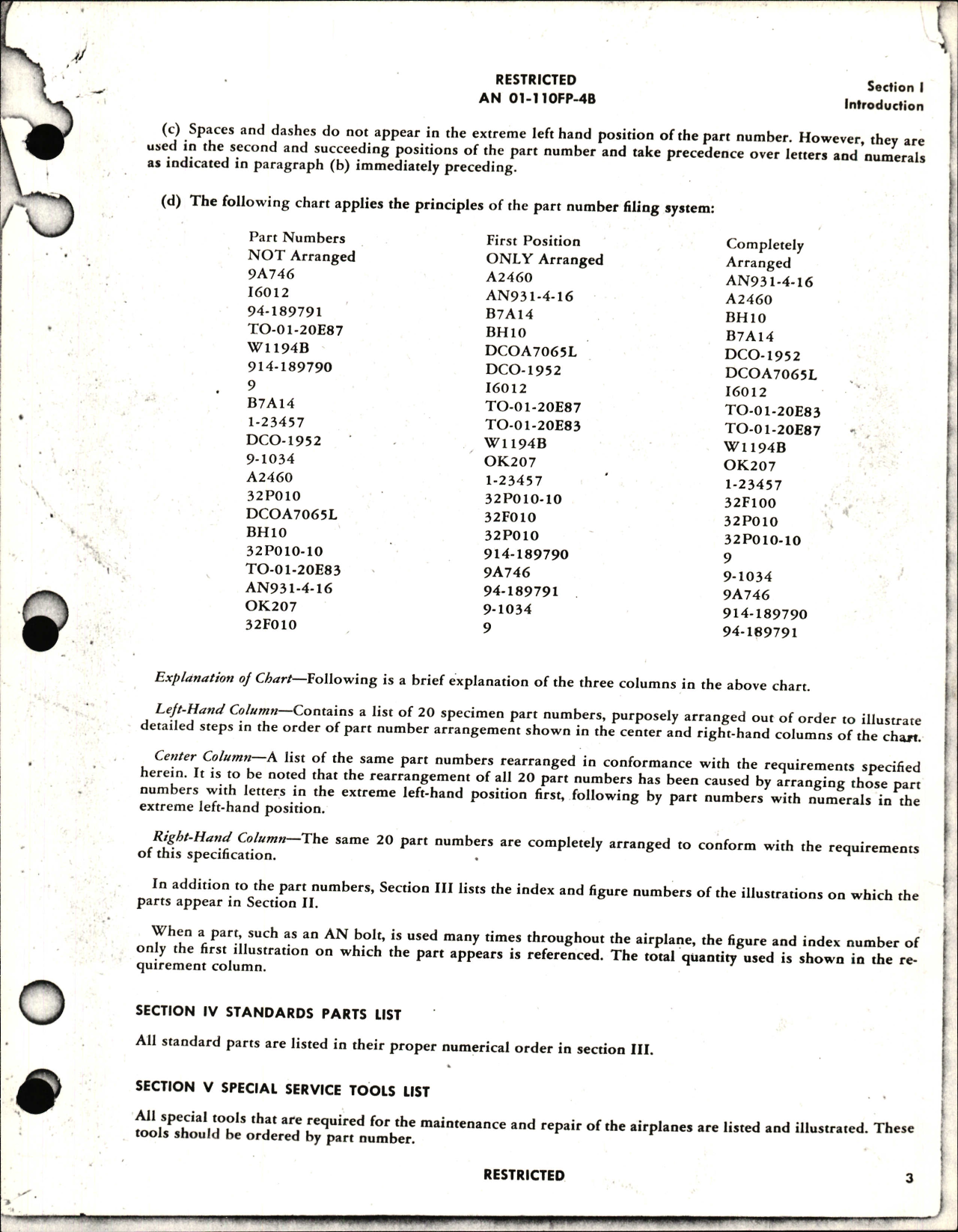 Sample page 5 from AirCorps Library document: Illustrated Parts Catalog for P-63E, WOTN