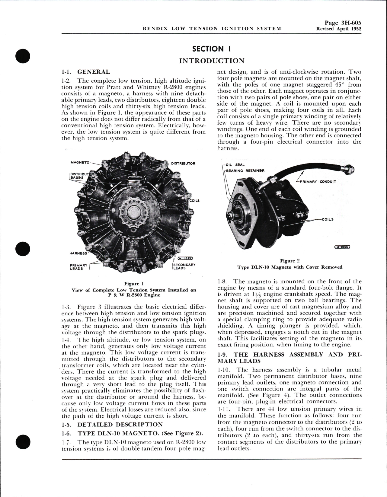 Sample page 5 from AirCorps Library document: Overhaul Instructions for Bendix Low Tension - High Altitude Ignition for Pratt & Whitney R-2800-C