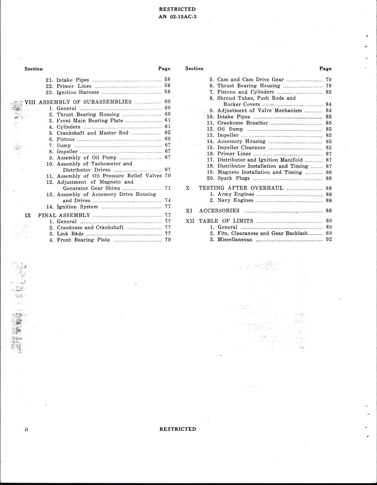 Sample page 6 from AirCorps Library document: Overhaul Instructions for R-680-17 Engines