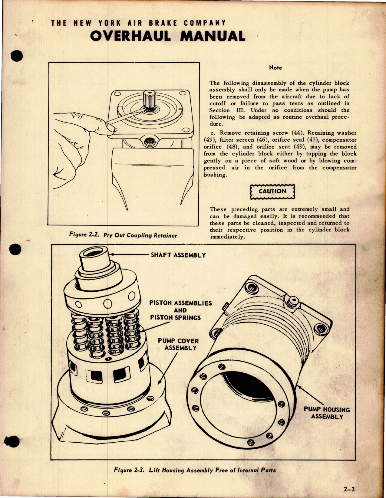 Sample page 7 from AirCorps Library document: Overhaul Manual for Stratopower Hydraulic Pumps - 67W Series 