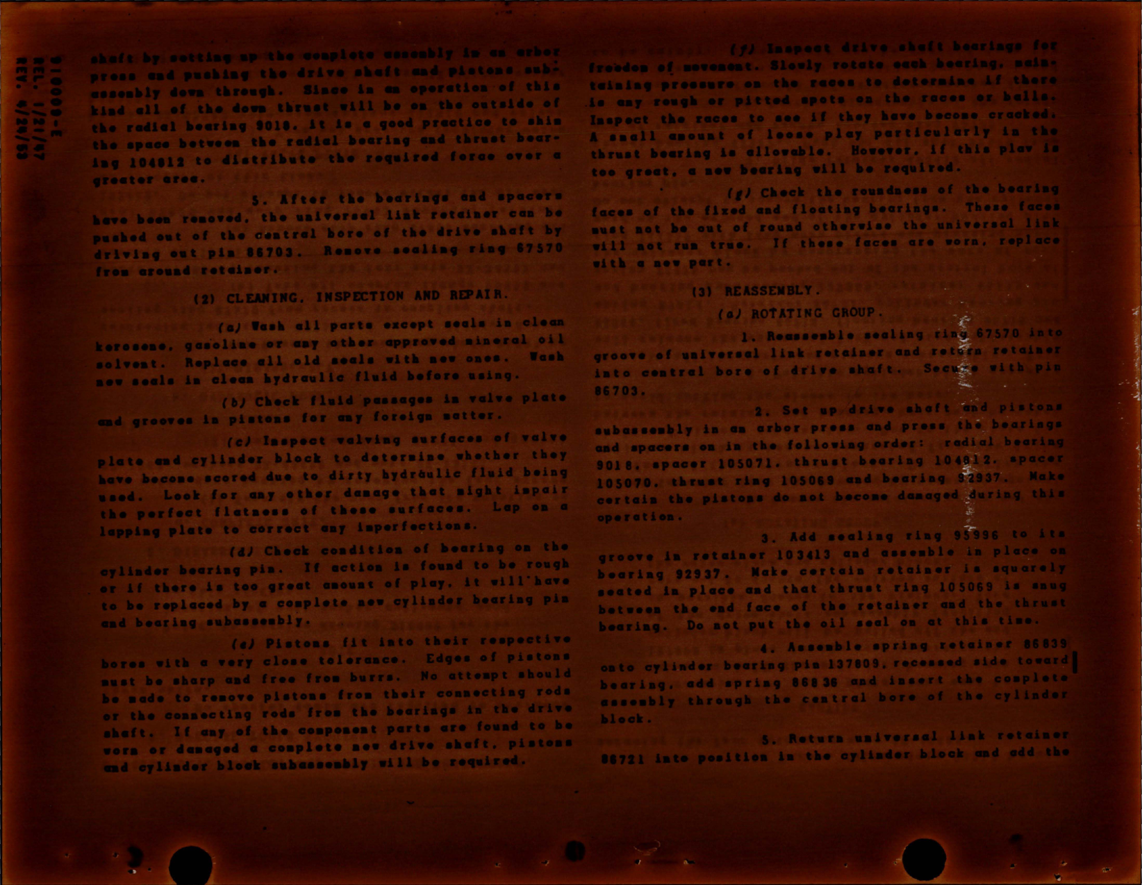 Sample page 5 from AirCorps Library document: Operation and Overhaul Instructions for Hydraulic Motorpump Models E-8027-3 and E-8027-4