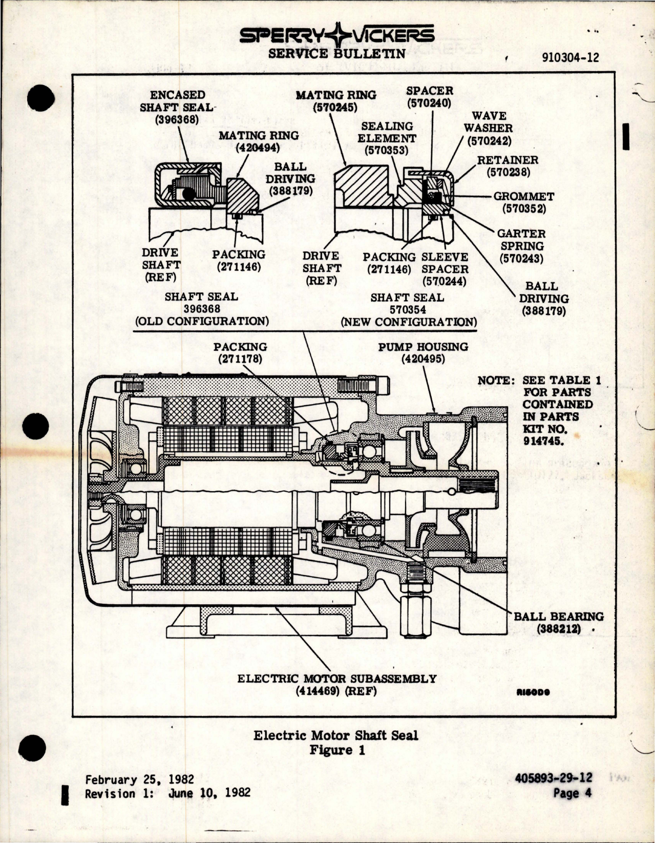 Sample page 5 from AirCorps Library document: Hydraulic Motorpump Assembly - Electric Motor Shaft Seal and Mating Ring Change - Part 414470 - Model MPEV3-032-1E