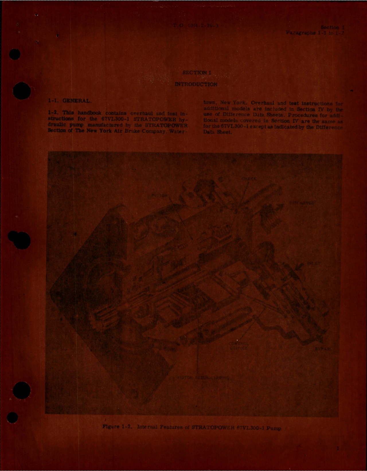 Sample page 9 from AirCorps Library document: Overhaul Instructions for Stratopower Hydraulic Pump - Model 67VL300-1 