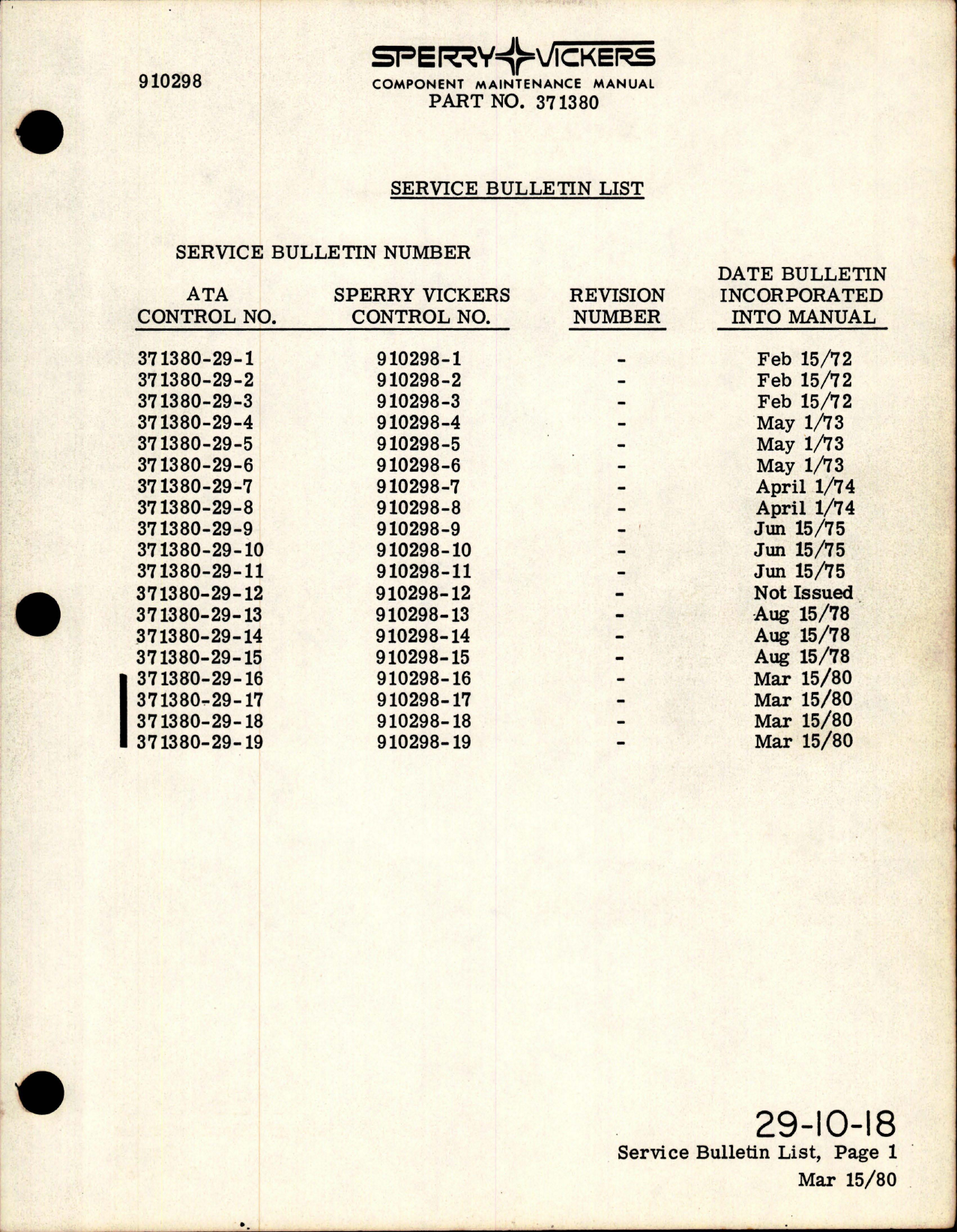 Sample page 5 from AirCorps Library document: Maintenance Manual with Illustrated Parts List for Variable Displacement Hydraulic Pump 
