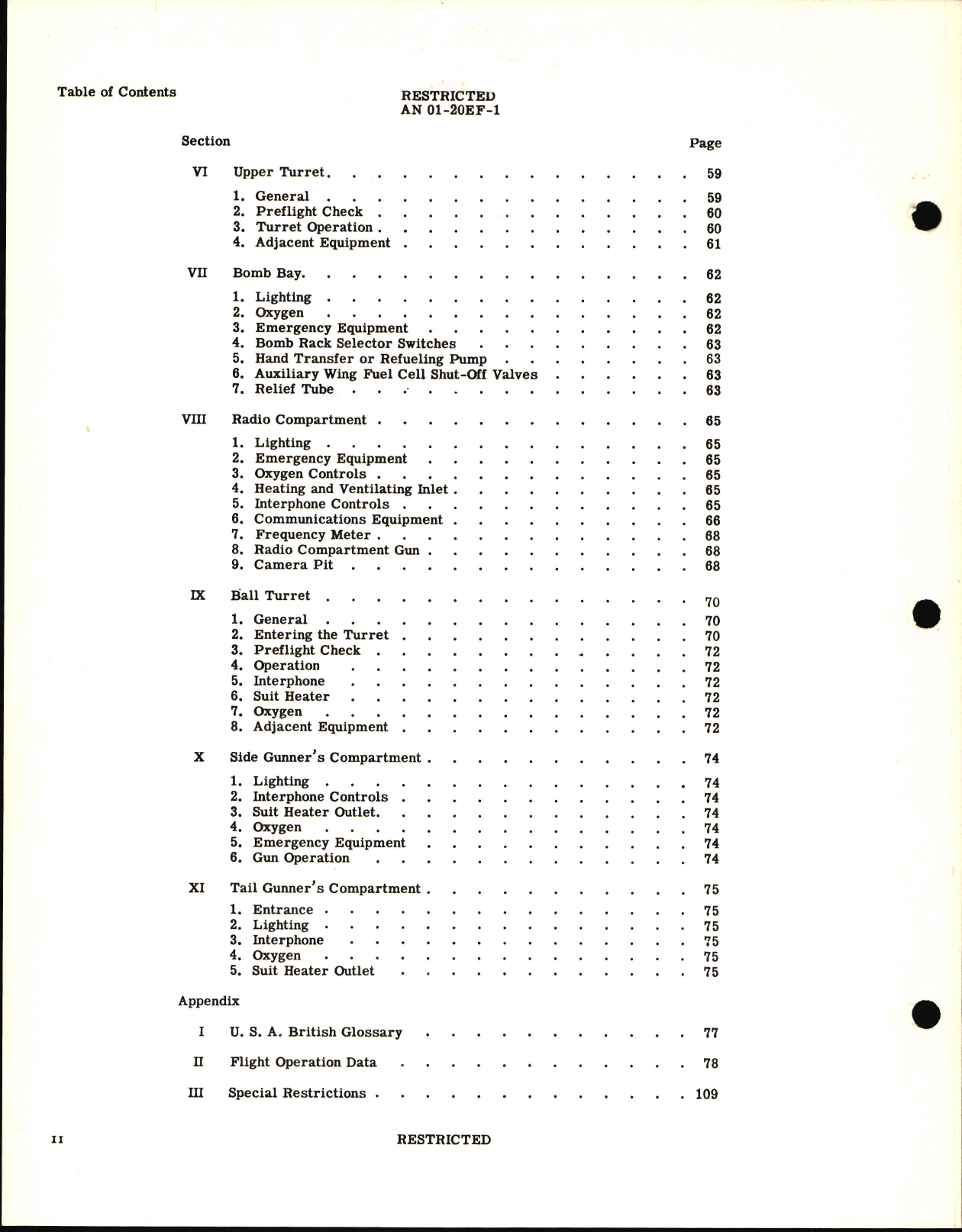 Sample page 6 from AirCorps Library document: Pilot's Flight Operating Instructions for B-17F and G