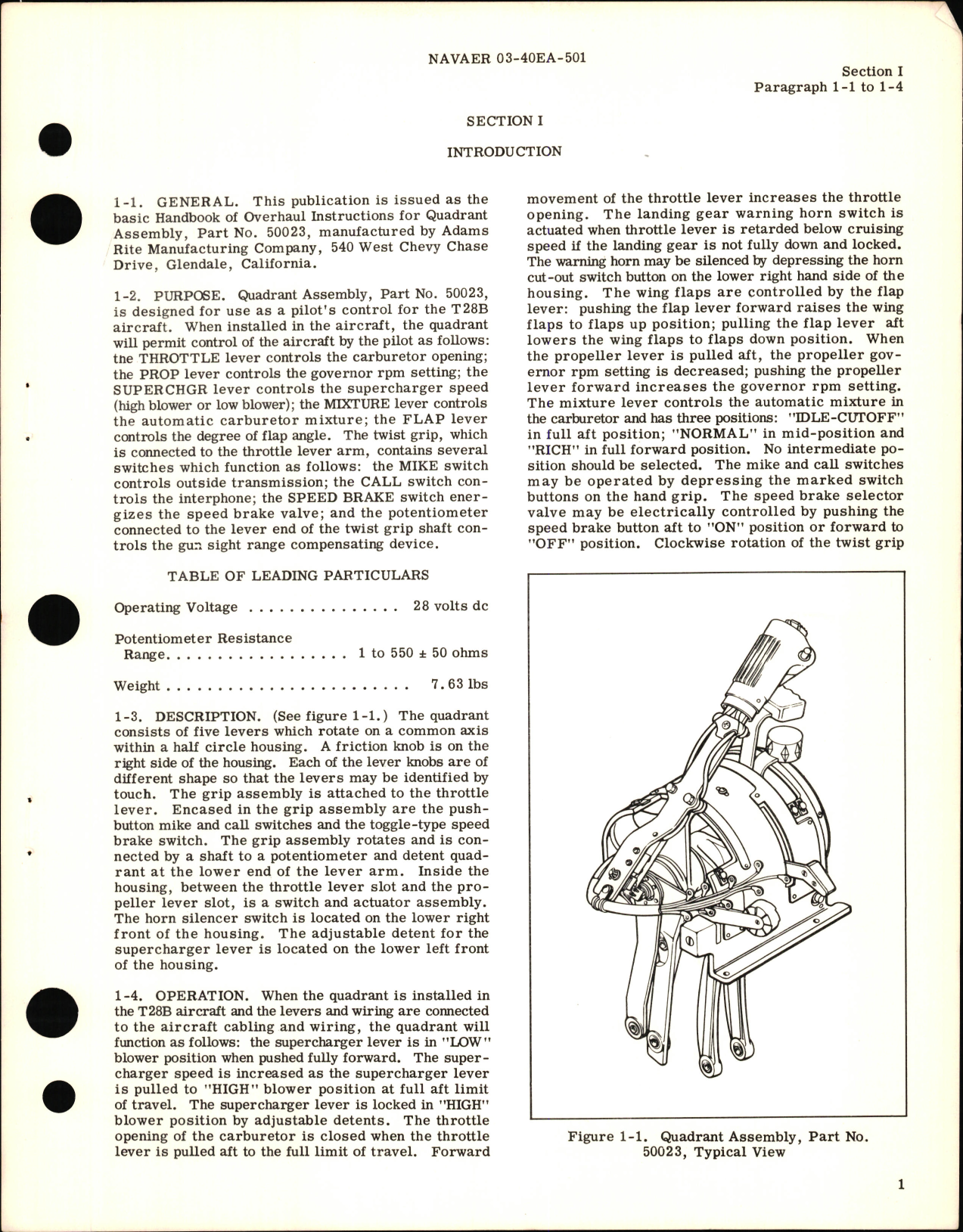 Sample page 5 from AirCorps Library document: Overhaul Instructions for Quadrant Assemblies