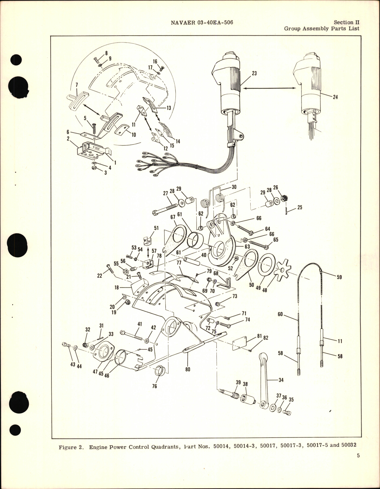 Sample page 7 from AirCorps Library document: Illustrated Parts Breakdown for Engine Power Control Quadrants