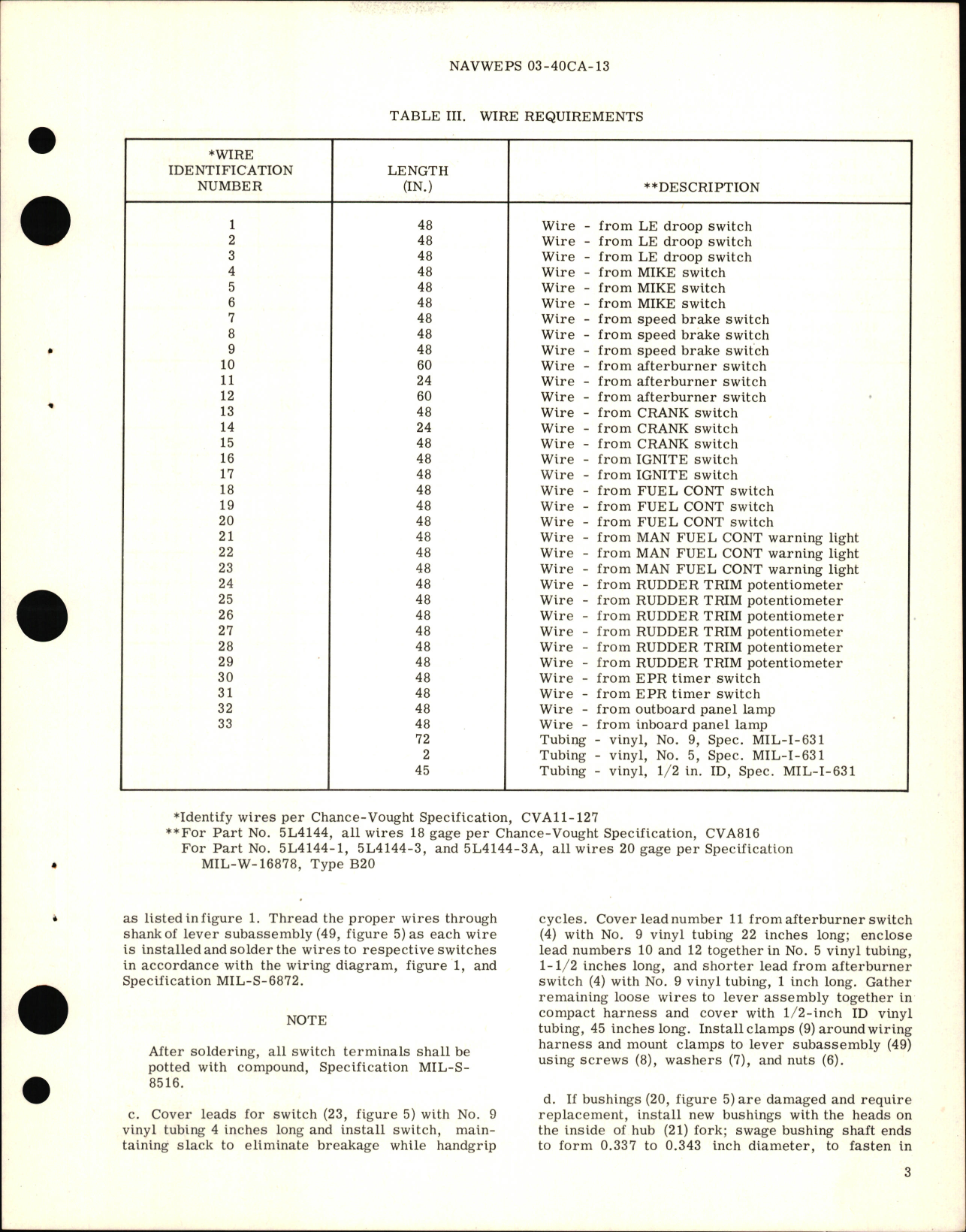 Sample page 5 from AirCorps Library document: Overhaul Instructions with Parts Breakdown for Engine Control Quadrant
