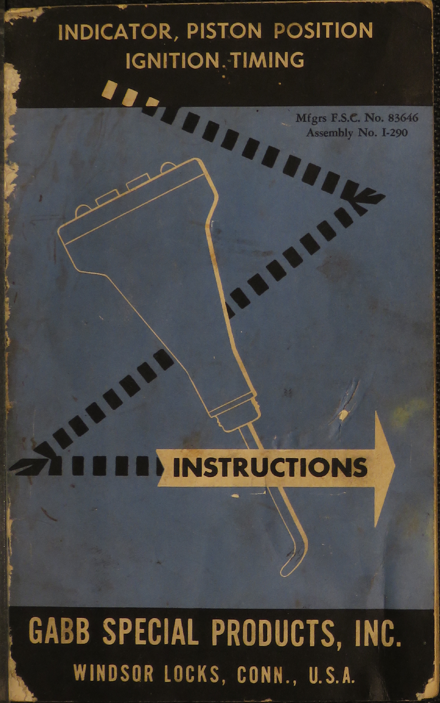 Sample page 1 from AirCorps Library document: Indicator, Piston Position Ignition Timing Instructions