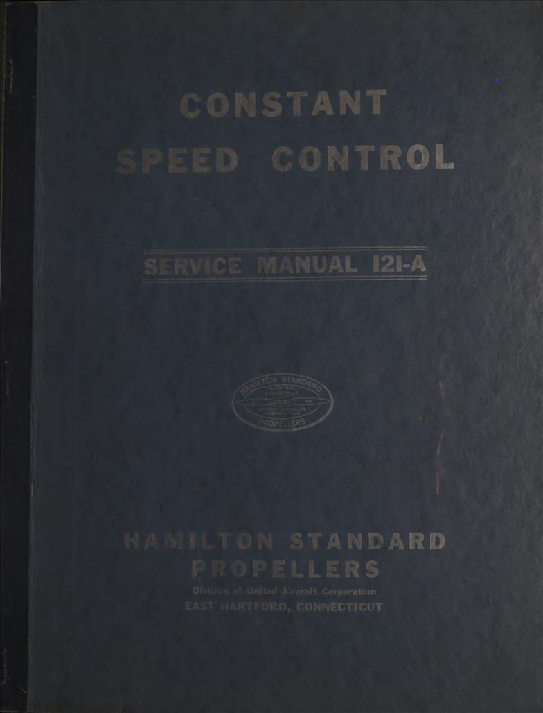 Installation, Operation, & Maintenance Inst for Constant Speed Control