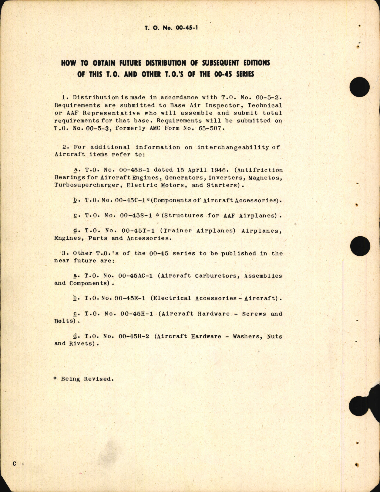 Sample page 8 from AirCorps Library document: Accessories for Airplane Engines Interchangeability and Cross Reference Charts