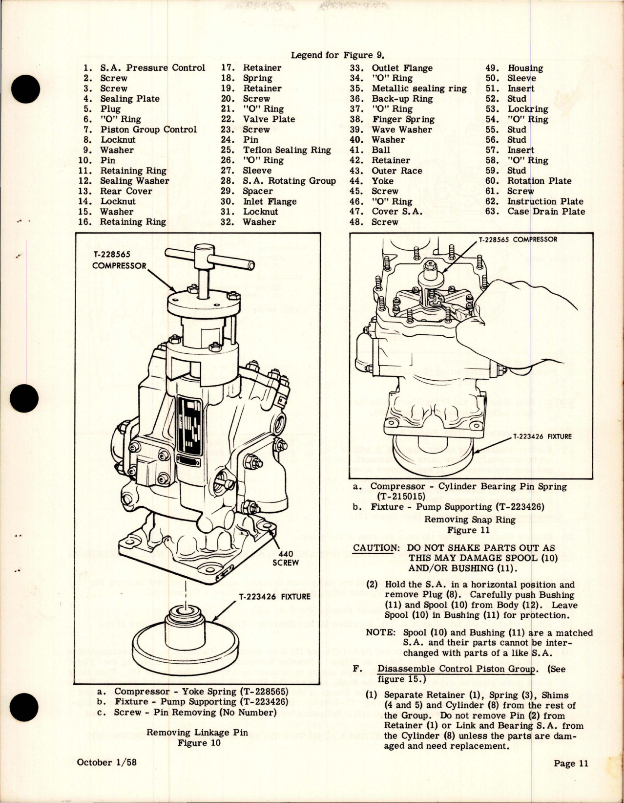 Sample page 7 from AirCorps Library document: Overhaul Manual with Parts Breakdown for AC Electric Driven Hydraulic Motorpumps - EA-50182-1B and EA-50182-3B