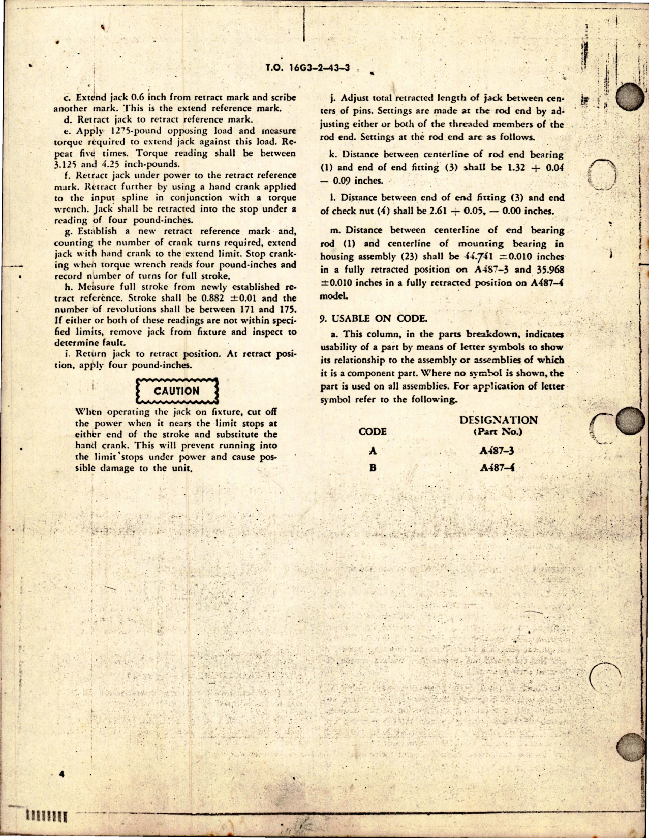 Sample page 7 from AirCorps Library document: Overhaul Instructions with Parts for Elevator Trim Tab Screw Jack - A487-3 and A487-4