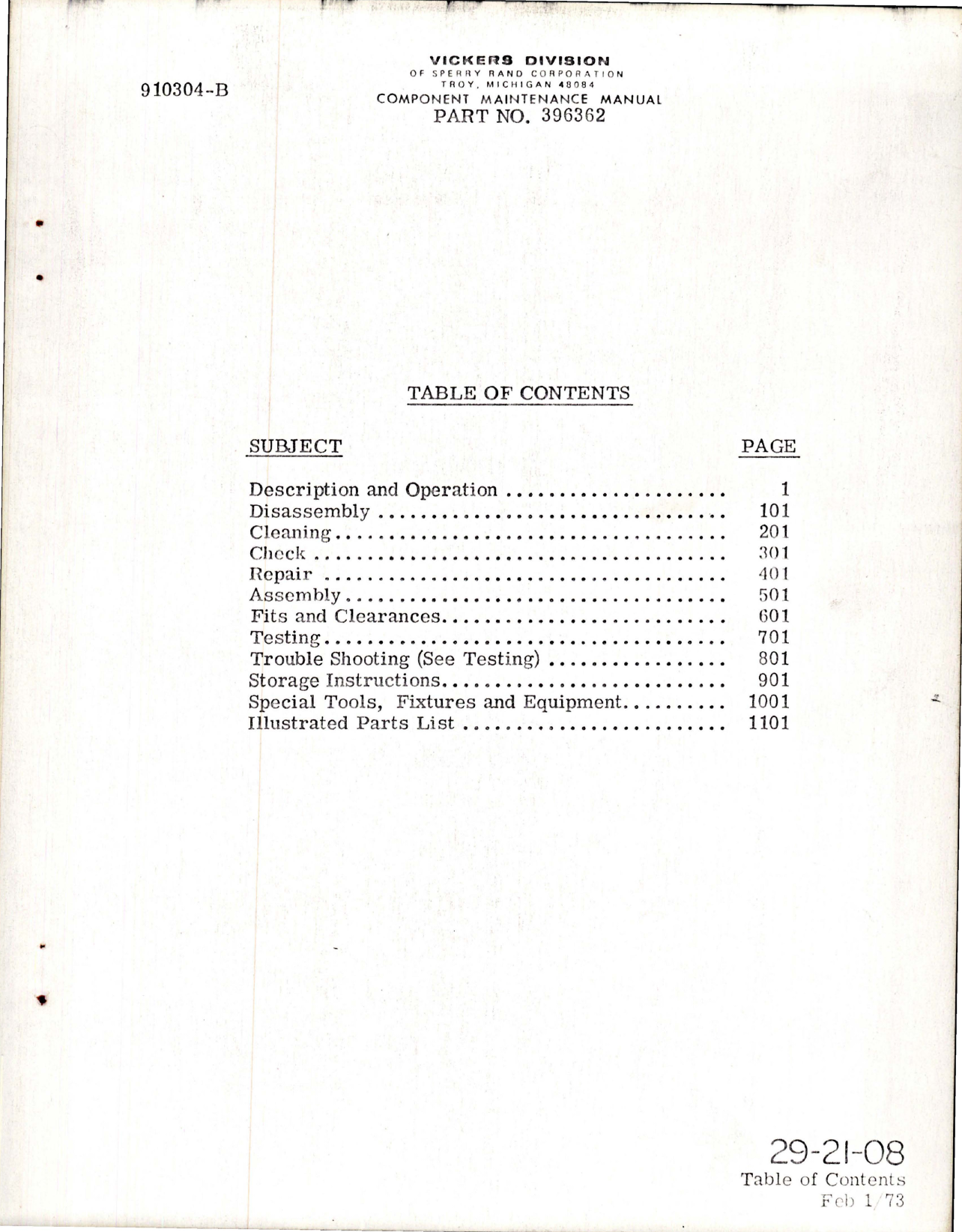 Sample page 7 from AirCorps Library document: Component Maintenance Manual for Electric Motor - Part 396362 