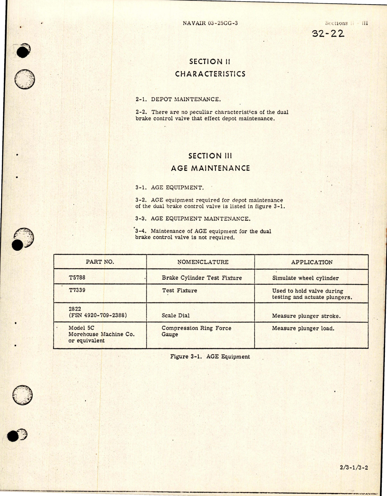 Sample page 5 from AirCorps Library document: Maintenance for Dual Brake Control Valve - Part 23410-3 