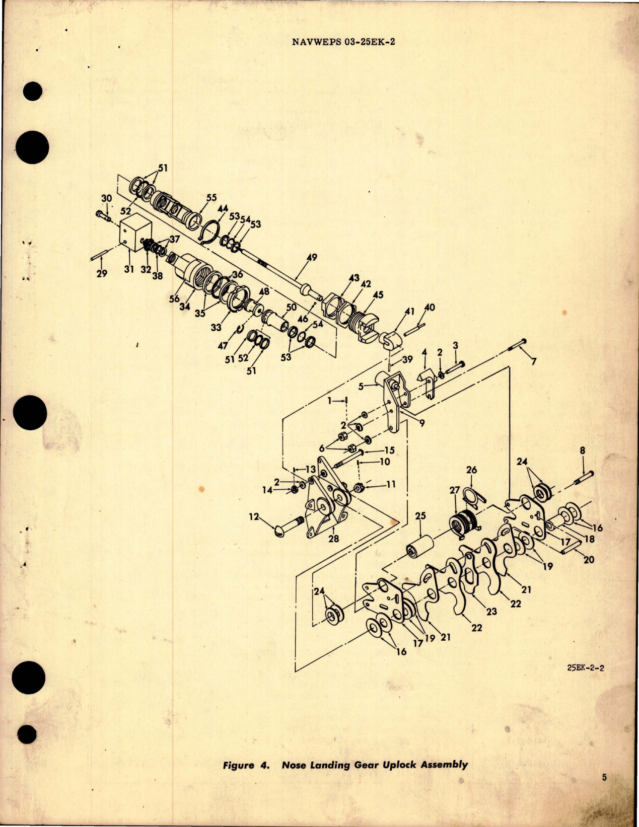 Sample page 5 from AirCorps Library document: Overhaul Instructions with Illustrated Parts Breakdown for Nose Landing Gear Uplock Assembly - Part 358800-1