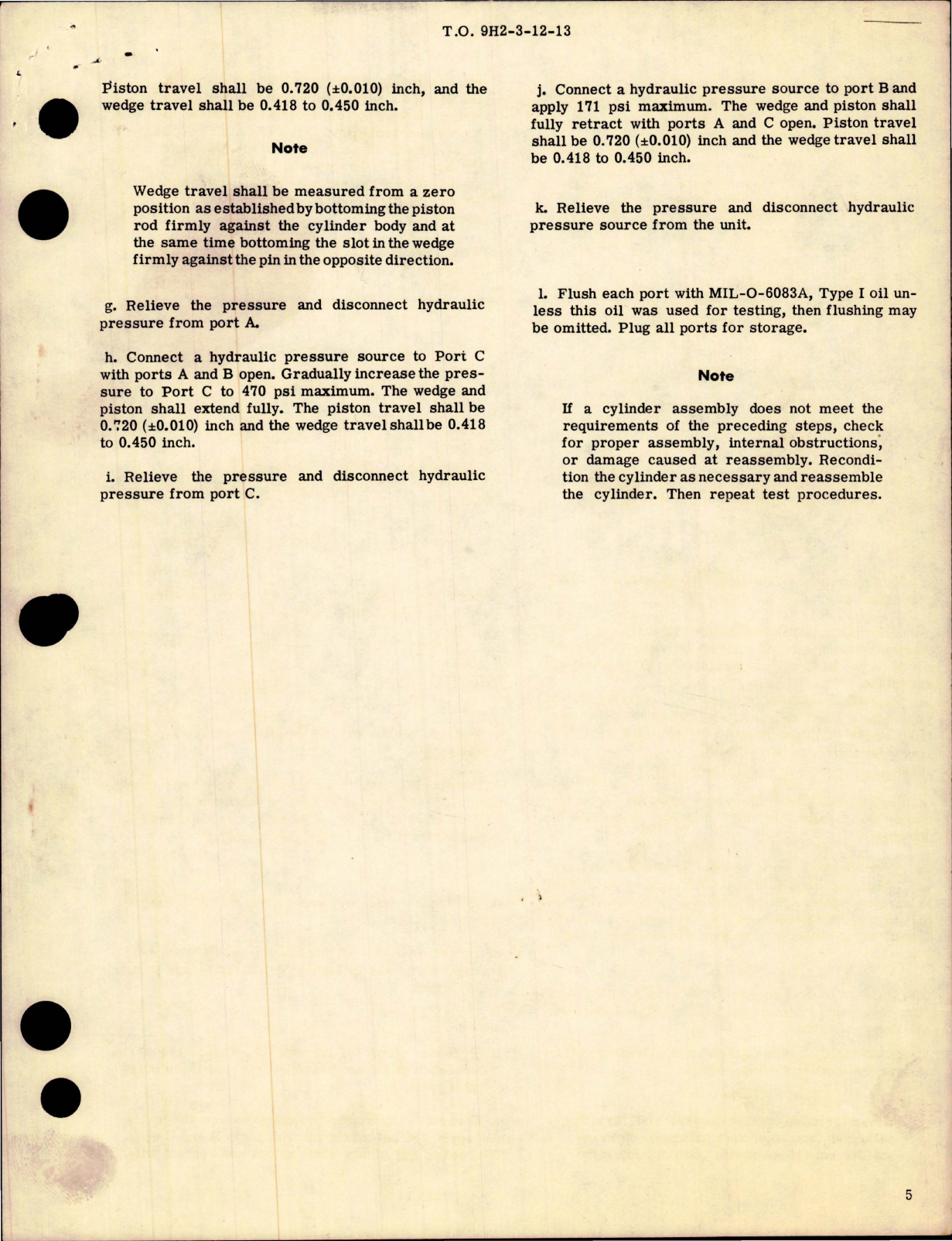 Sample page 5 from AirCorps Library document: Overhaul Instructions with Parts for Cylinder Assembly Nose Landing Gear Uplock - 695043 