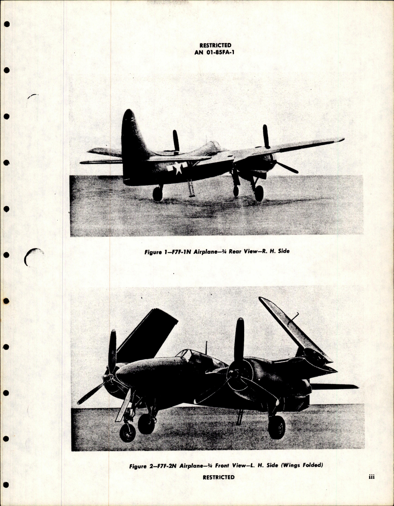 Sample page 5 from AirCorps Library document: Pilot's Handbook for F7F-1N, F7F-2N, F7F-3, and F7F-3N