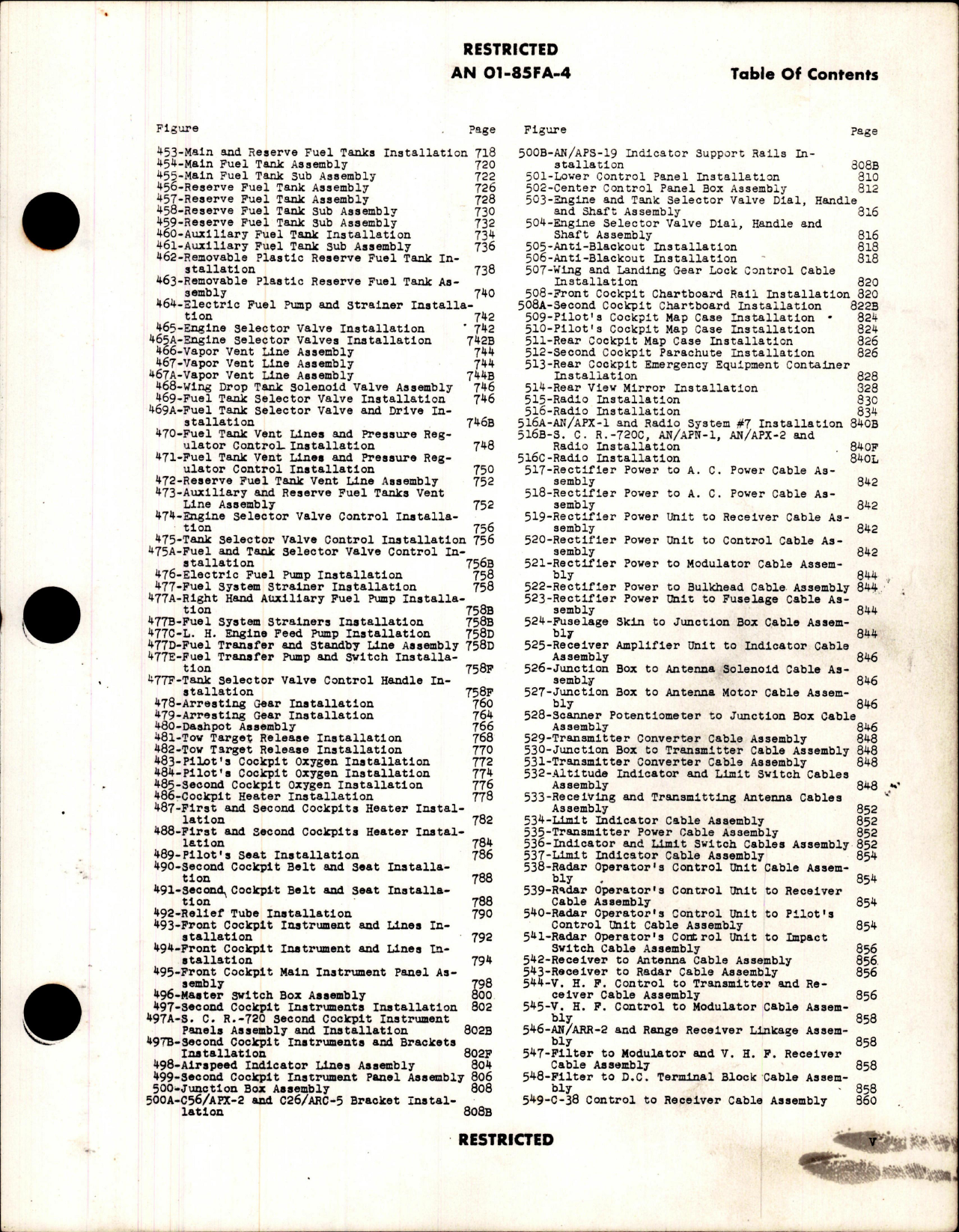 Sample page 7 from AirCorps Library document: Parts Catalog for F7F-1N, F7F-2N, F7F-3, F7F-3N, and F7F-4N