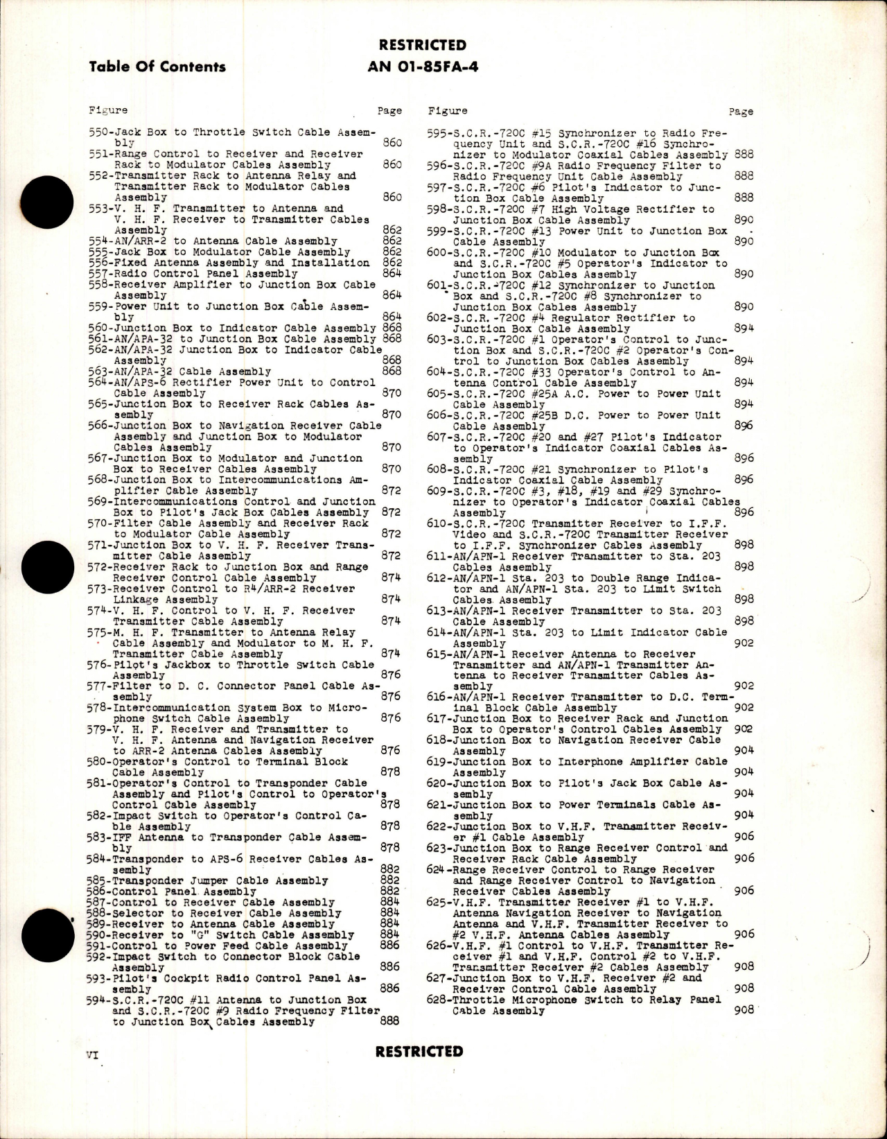Sample page 8 from AirCorps Library document: Parts Catalog for F7F-1N, F7F-2N, F7F-3, F7F-3N, and F7F-4N
