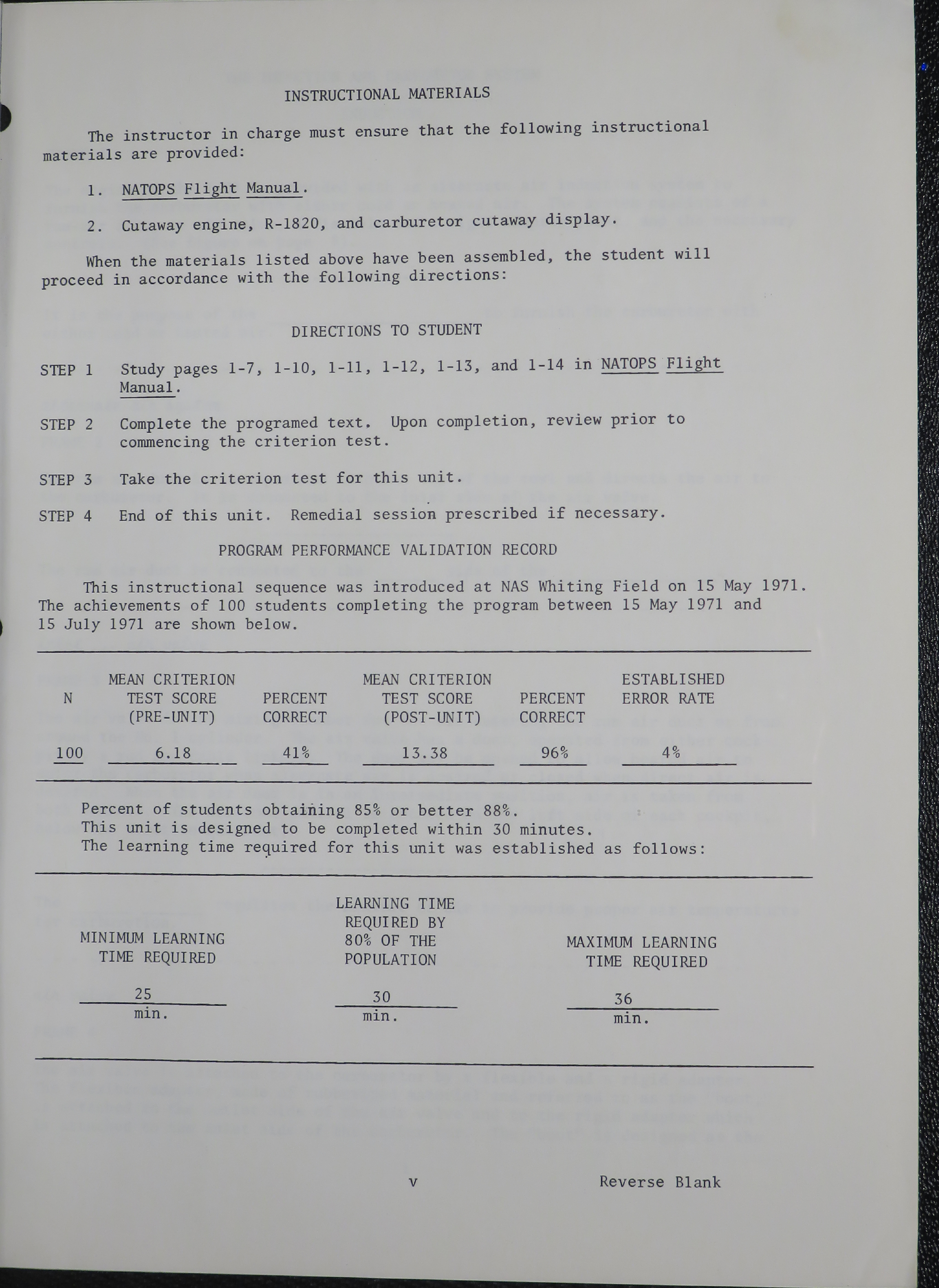 Sample page 5 from AirCorps Library document: Induction System, Supercharger, and Carburetor